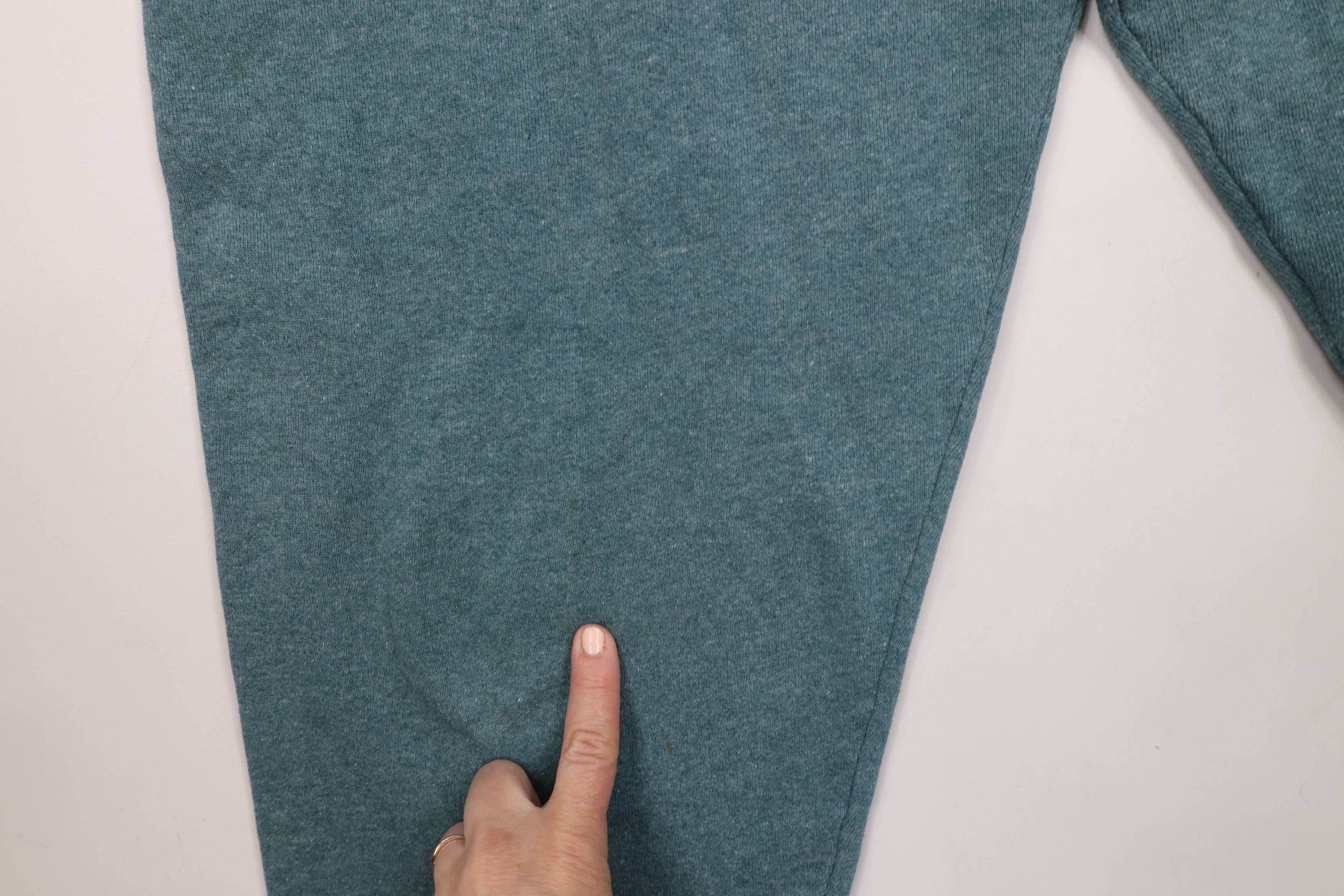 Vintage Vintage 90s Streetwear Tapered Leg Sweatpants Green USA Size 30" / US 8 / IT 44 - 6 Thumbnail