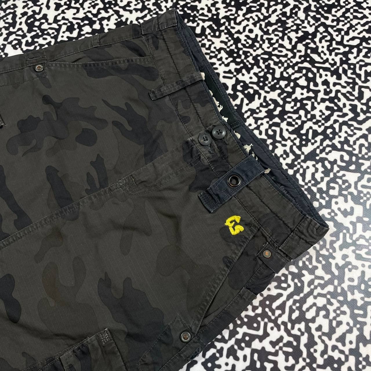 G-Star Vintage Y2K G STAR Camo Cargo Maxi Skirt Japanese Style Size 26" / US 2 / IT 38 - 9 Thumbnail