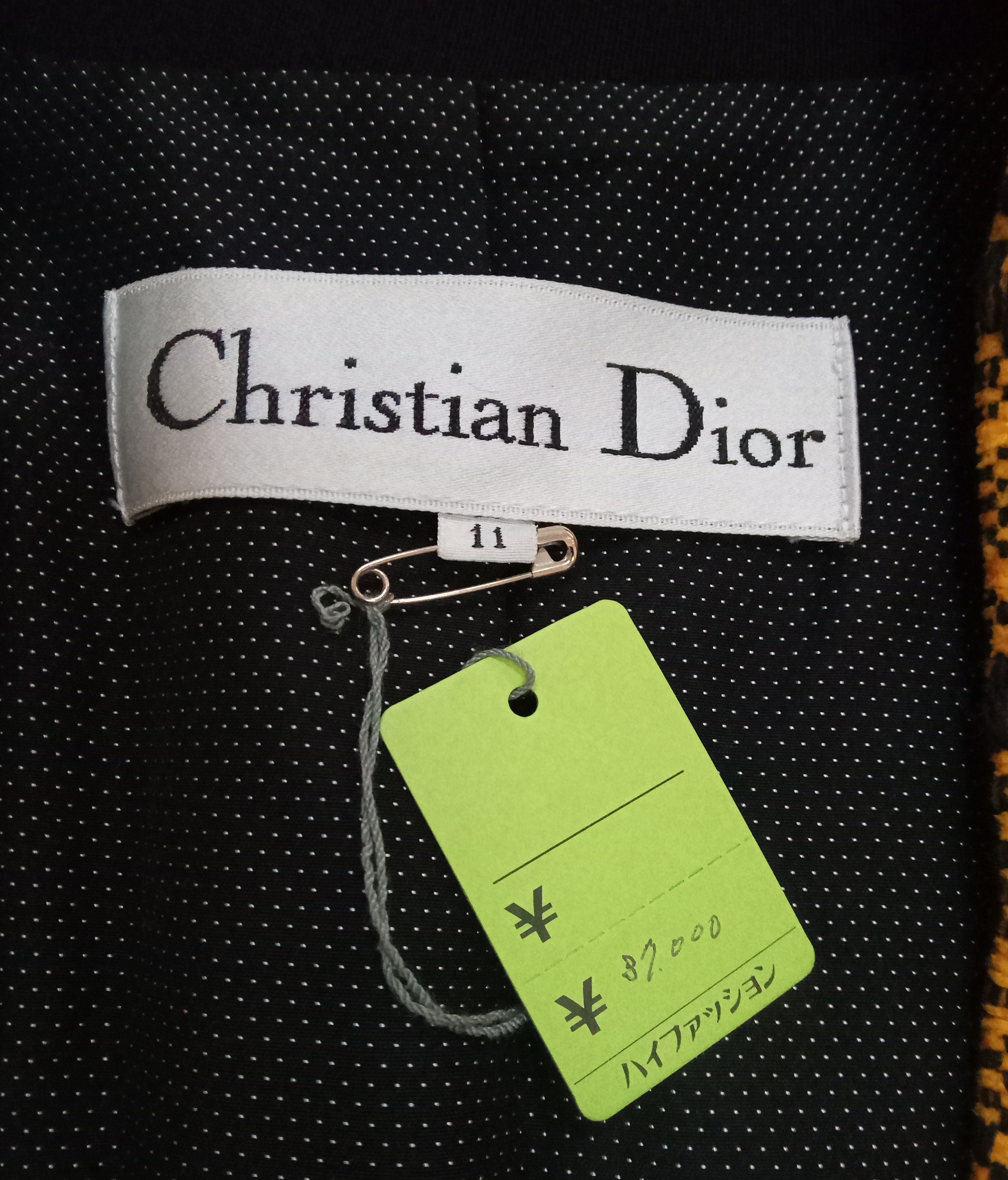 Christian Dior Monsieur Christian Dior Rare Design Vintage Distressed Blazers Size 38S - 3 Thumbnail
