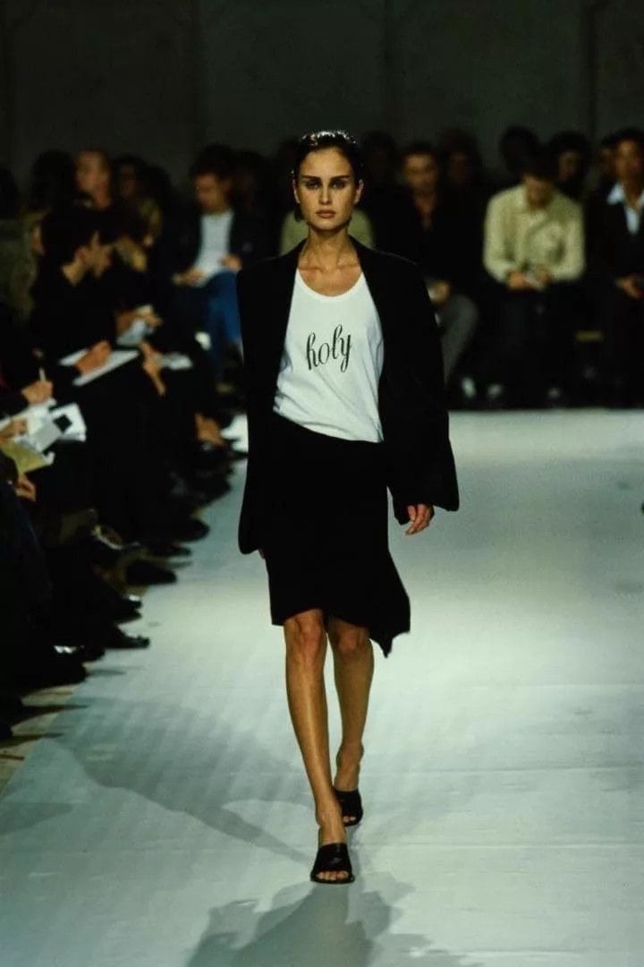 Ann Demeulemeester Ann Dem Holy Print SS98 Short Sleeve S/M NWT Size S / US 4 / IT 40 - 1 Thumbnail