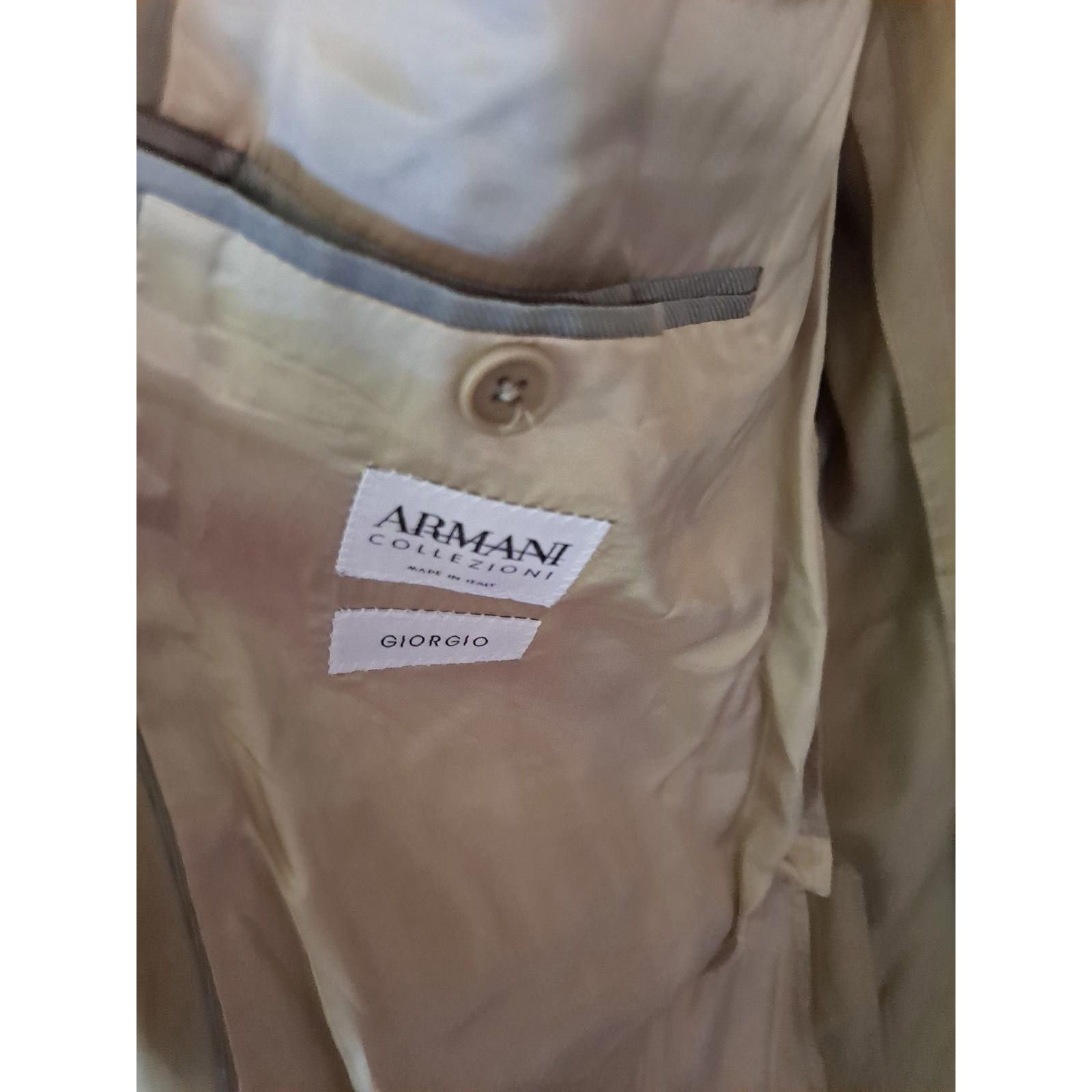 Armani Giorgio Armani Tan 1 Button Blazer Size 44R Made in Italy Size 44R - 5 Thumbnail