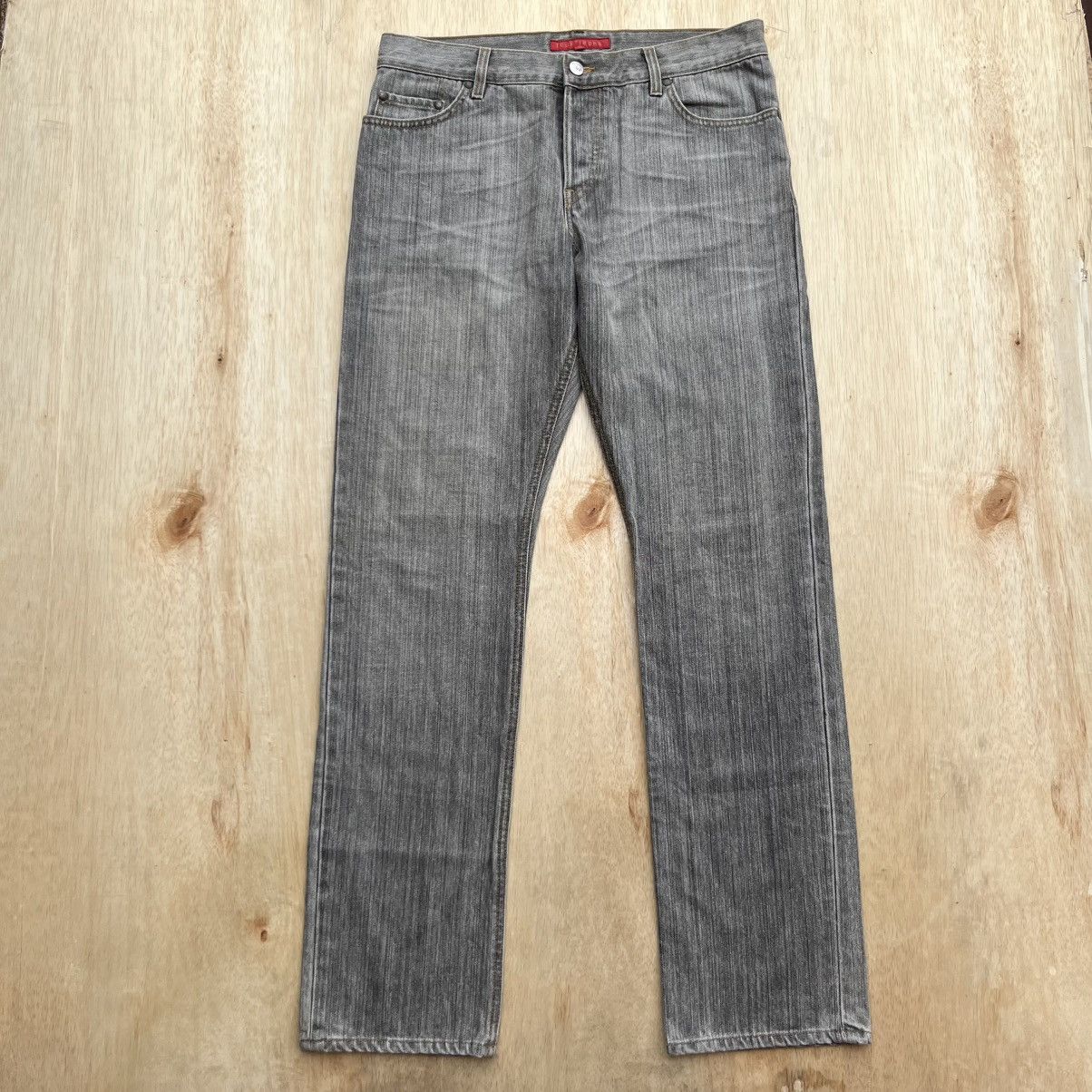FCUK FCUK JEANS JAPANESE BRAND GREY REGULAR STRAIGHT / GOA JAPAN Size US 32 / EU 48 - 6 Thumbnail