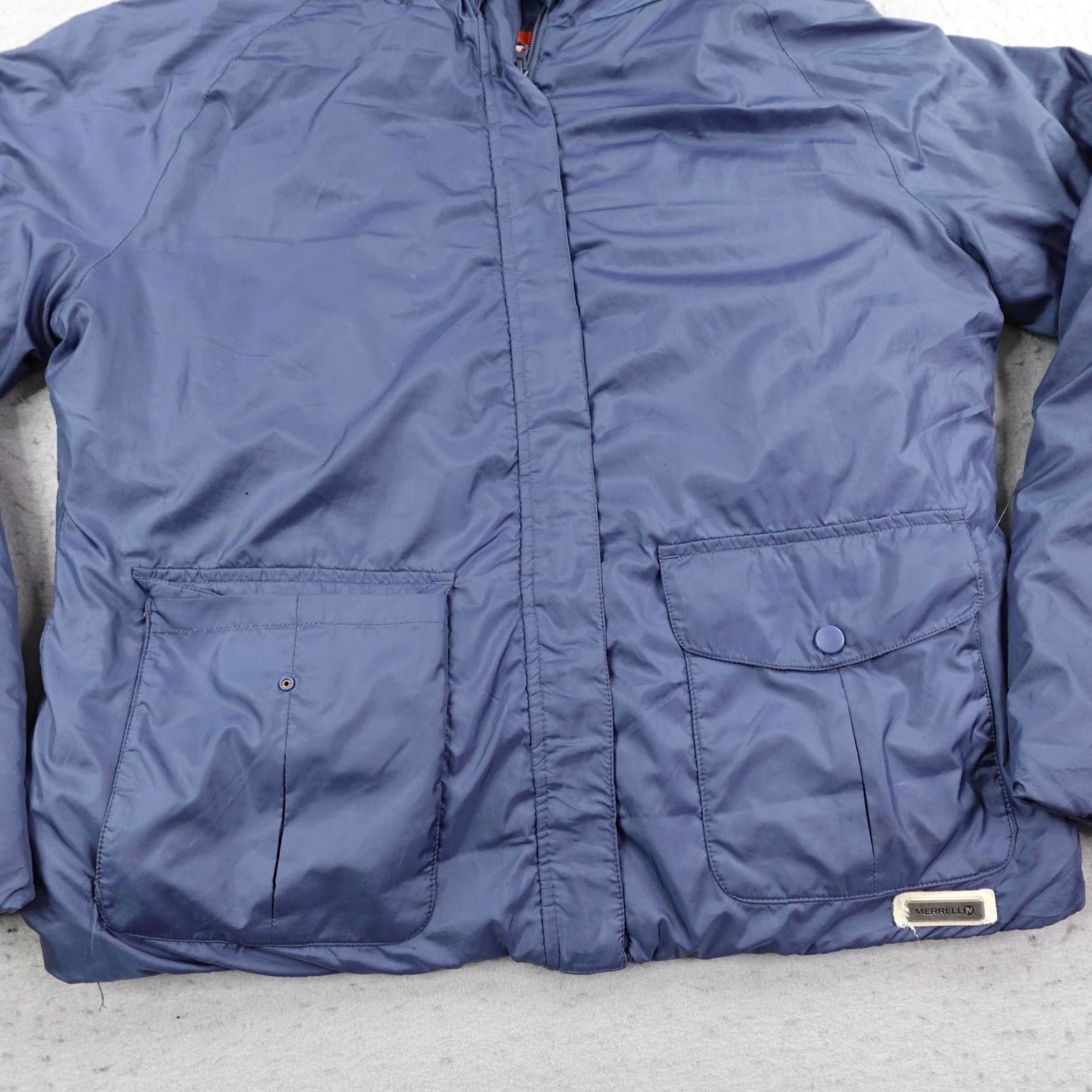 Merrell Merrell Jacket Womens Large Blue Primaloft Insulated Lightweight Packable Coat Size L / US 10 / IT 46 - 3 Thumbnail