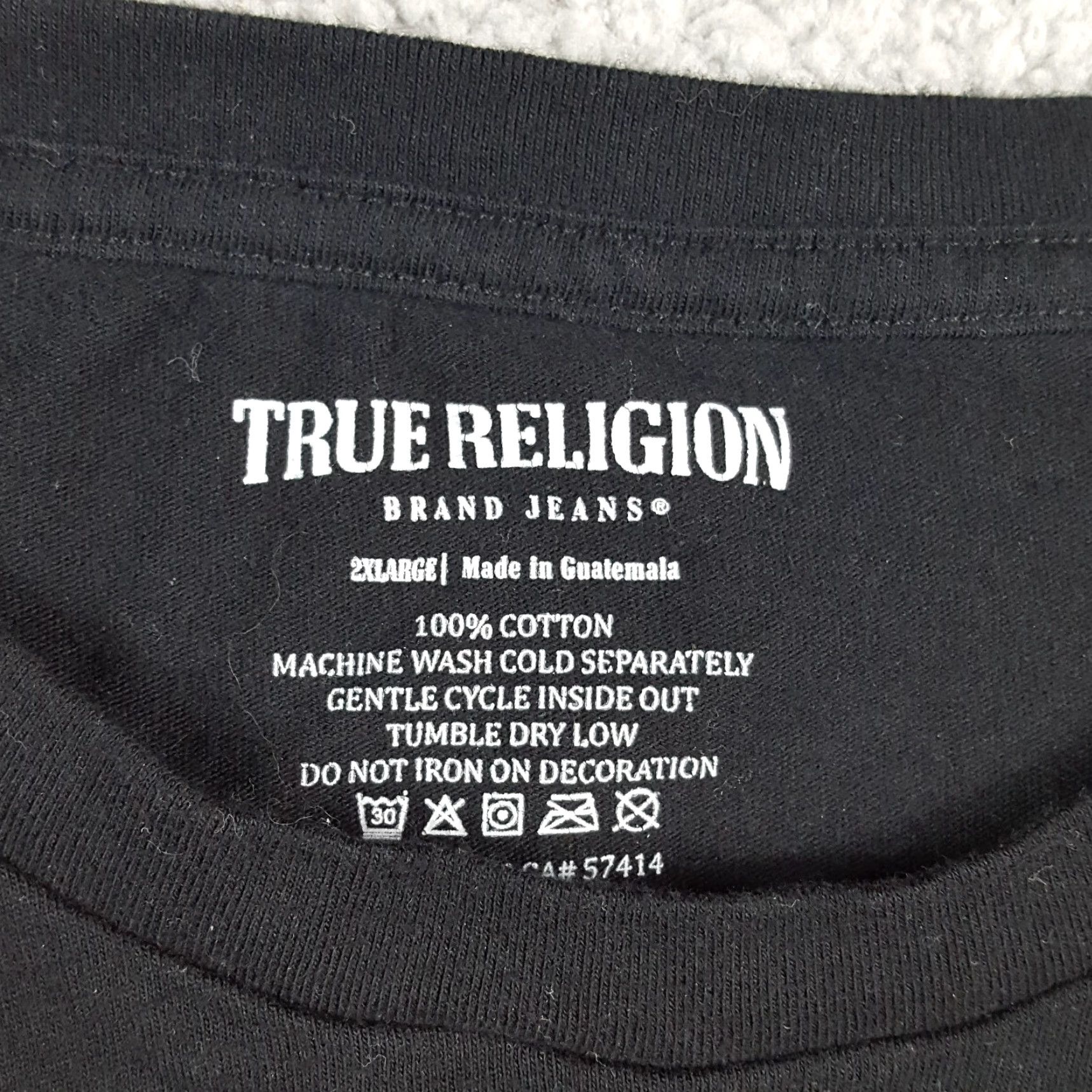 True Religion VINTAGE True Religion T-Shirt Shirt Mens 2XL Black Buddha Logo Embroidered 90s Streetwear Short Sleeve Size US XXL / EU 58 / 5 - 4 Thumbnail