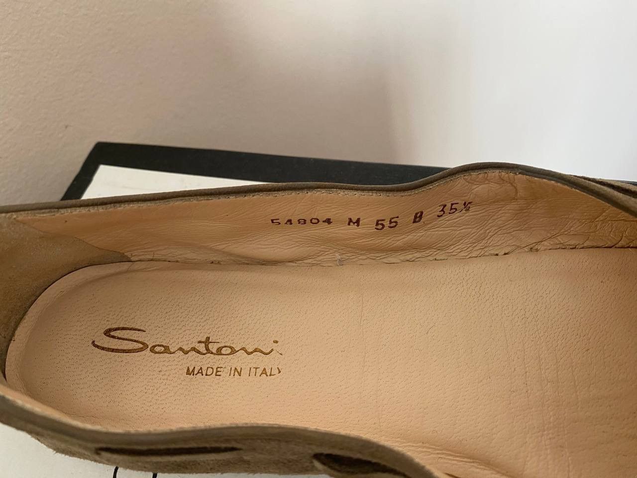 Santoni Santoni Goodyear Flats Ballet Women Shoes Brown Size US 5.5 / IT 35.5 - 7 Thumbnail