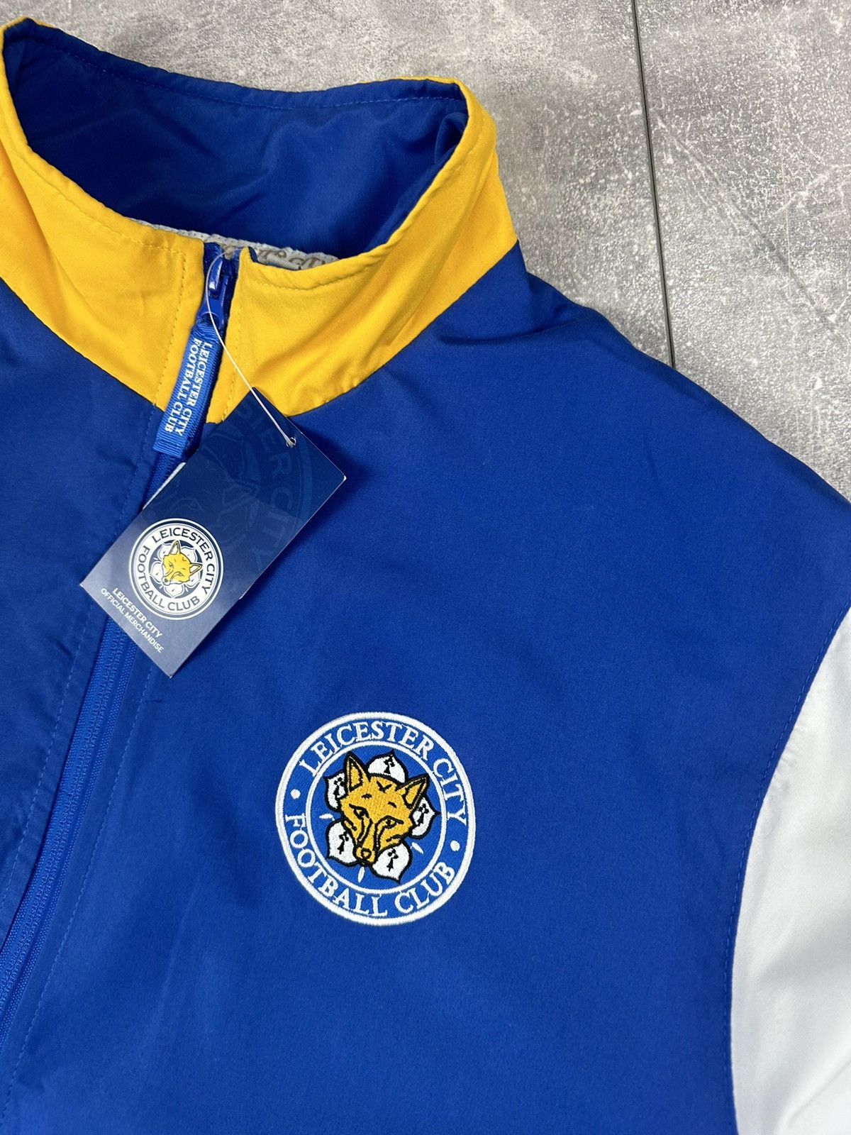 Other New Fox Leicester City Retro Track-Jacket 1992/94 Size US L / EU 52-54 / 3 - 3 Thumbnail