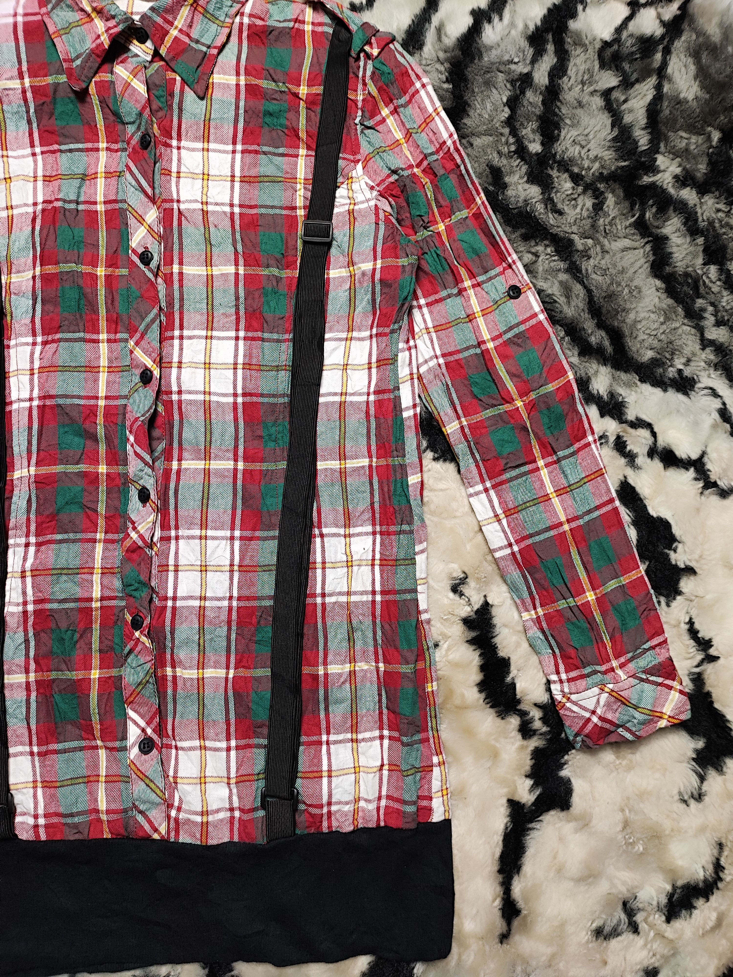 Flannel Flannel Checked Bondage Shirt Button Up Size S / US 4 / IT 40 - 4 Thumbnail