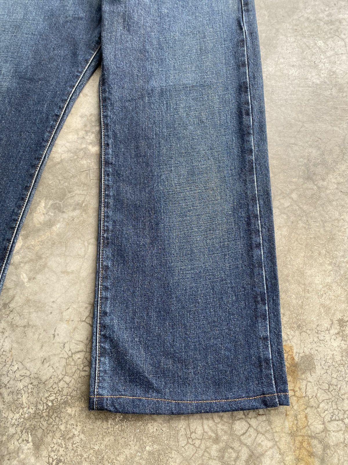 Edwin × Japanese Brand Baggy Jeans Edwin X403 Distressed Size US 31 - 3 Thumbnail