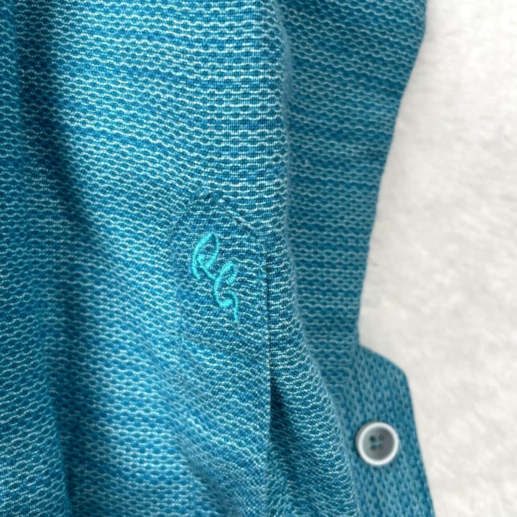 Robert Graham Robert Graham Shirt Mens Large Blue Linen Blend Classic Fit Brixton Button-Up Size US L / EU 52-54 / 3 - 3 Thumbnail