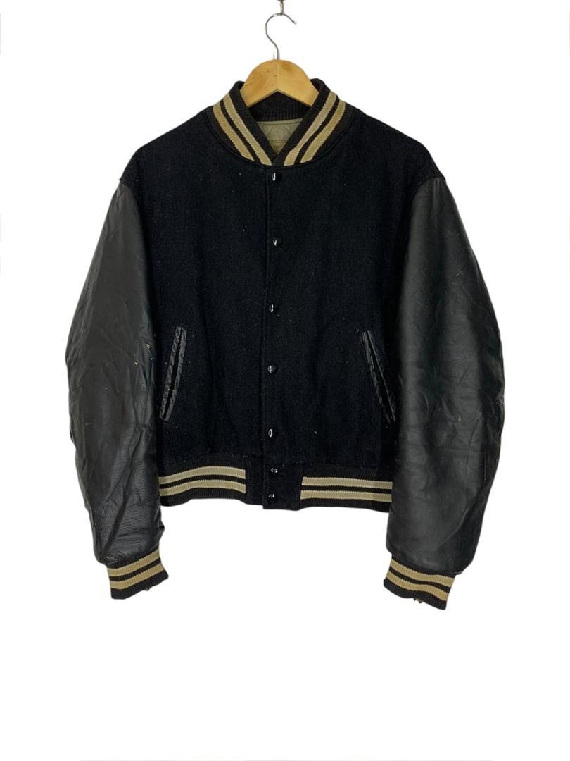 Delong Vintage GOLDEN BEAR Wool Leather Varsity Jacket Size US M / EU 48-50 / 2 - 1 Thumbnail