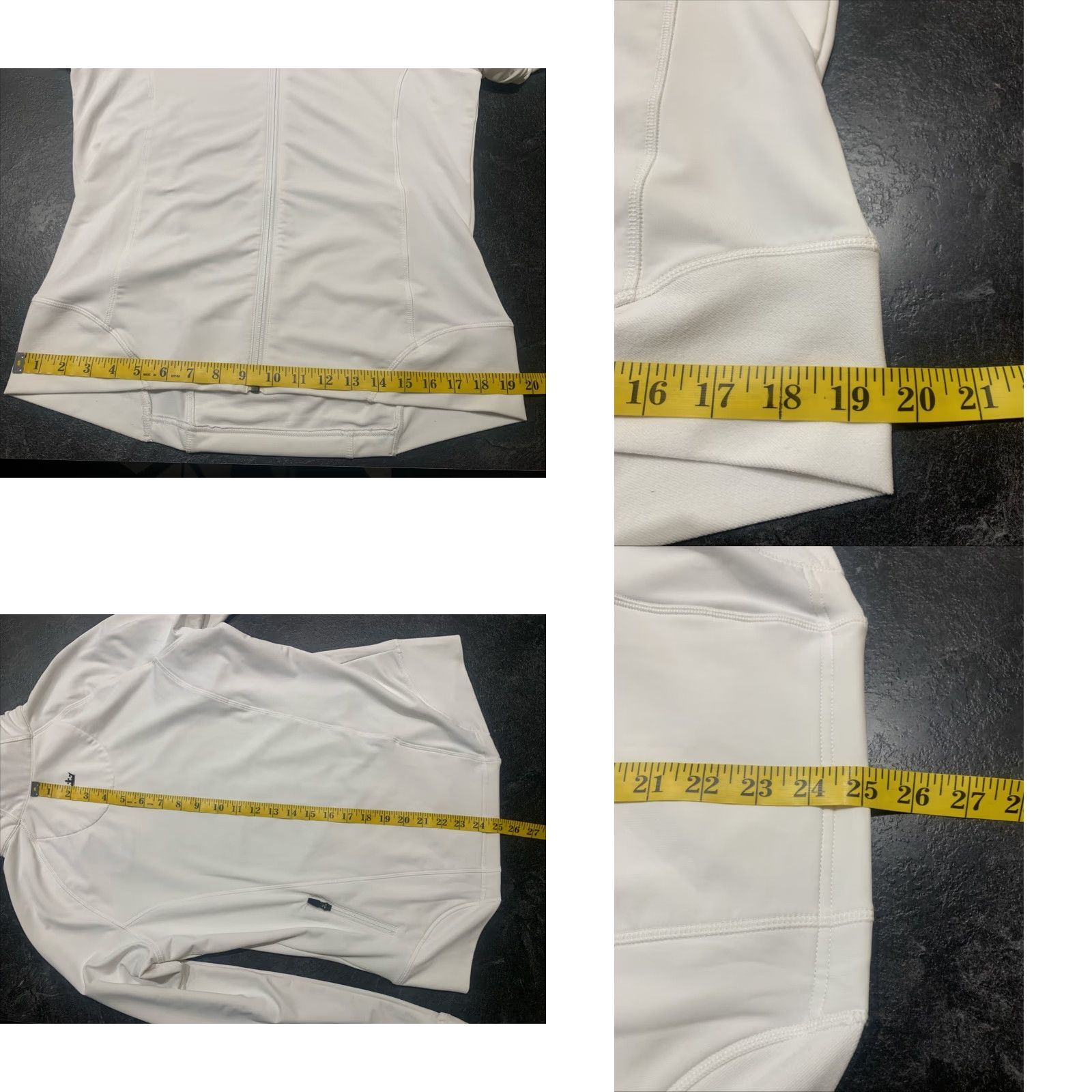Peter Millar PETER MILLAR Women L Full Zip Jacket Golf White UPF 50+ Regular Fit Wicking Size L / US 10 / IT 46 - 8 Thumbnail