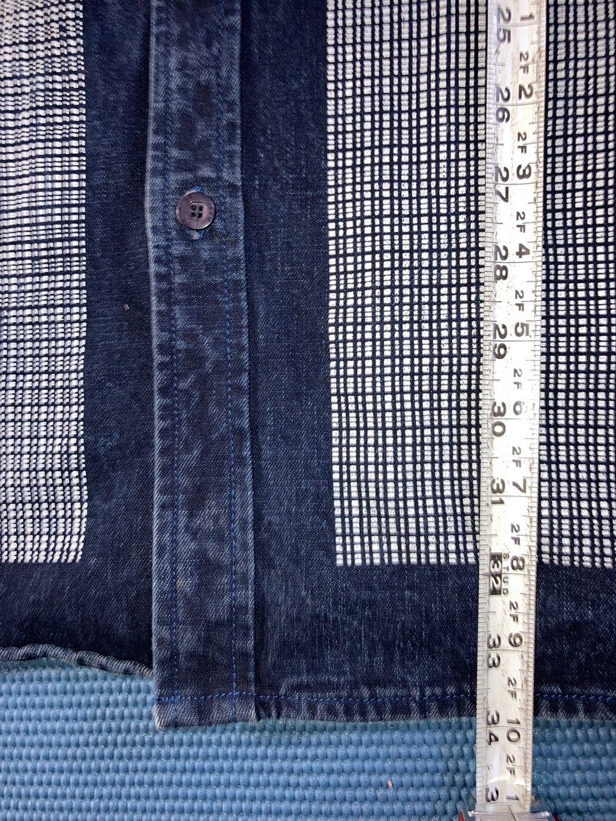 Marithe + Francois Girbaud × Vintage VTG Marithe Francois Girbaud Denim Shirt BAGGY FIT XXL Size US XXL / EU 58 / 5 - 8 Thumbnail