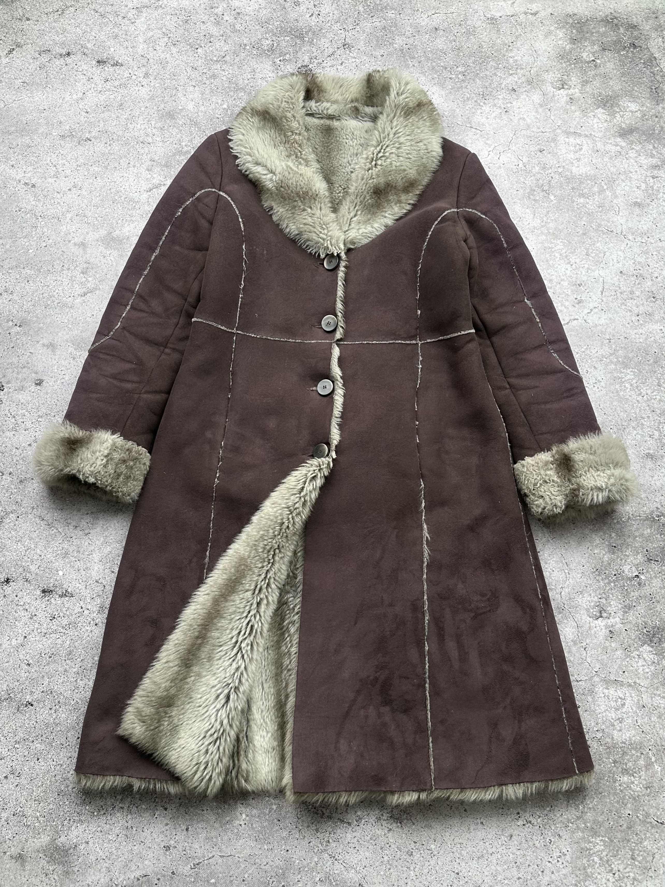 Japanese Brand Vintage Faux Fur/Sheepskin Coat Size M / US 6-8 / IT 42-44 - 1 Thumbnail