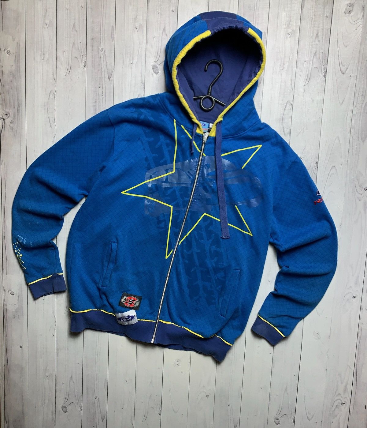 Ford × Vintage Vintage Racing Ford zip hoodie size XL big Star rare Size US XL / EU 56 / 4 - 1 Thumbnail