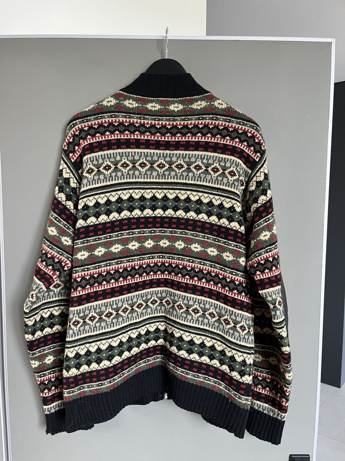 Other Luis Trenker Multicolor Ornamental Zip Wool Sweater Size US L / EU 52-54 / 3 - 12 Thumbnail