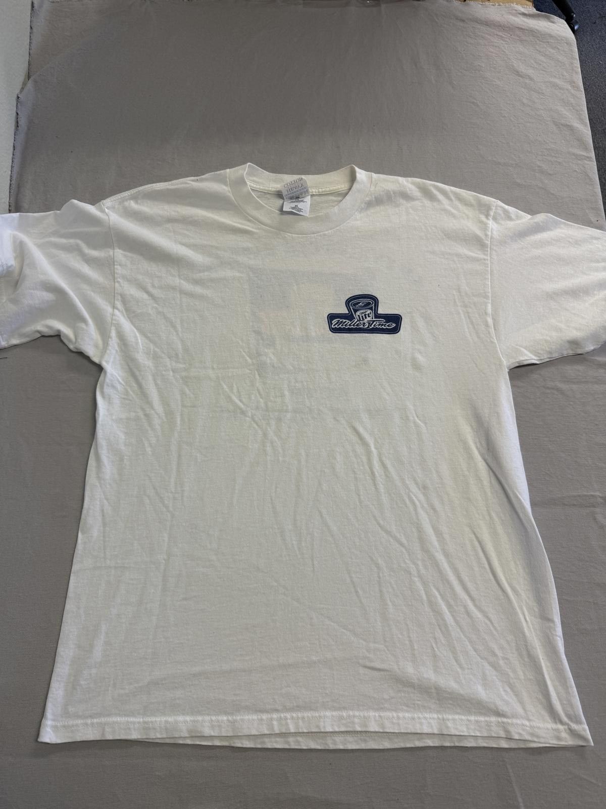 Gildan Vintagae Beer Miller Time Dick T-shirt Jersey Shore 1998 XL Size US XL / EU 56 / 4 - 2 Thumbnail