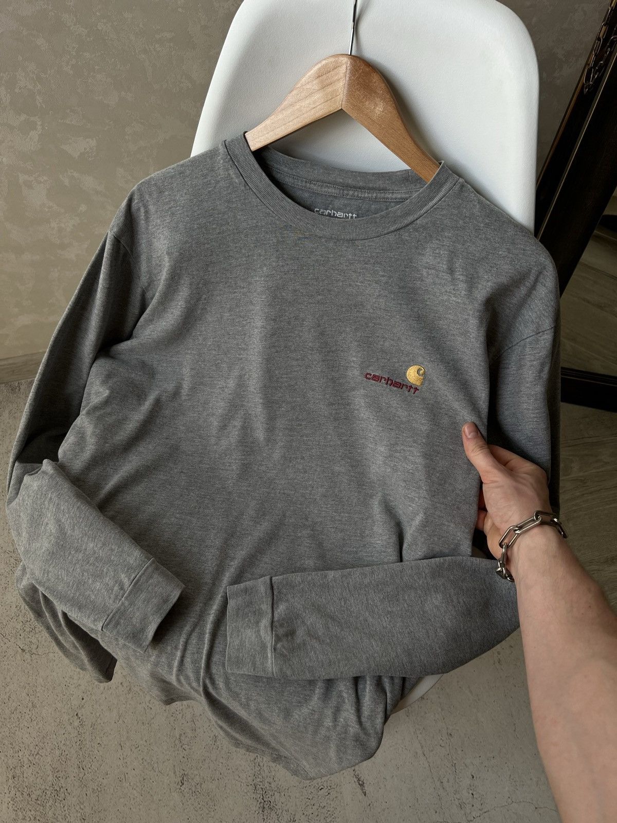 Carhartt × Carhartt Wip Carhartt Script Logo Longsleeve Size US XL / EU 56 / 4 - 3 Thumbnail