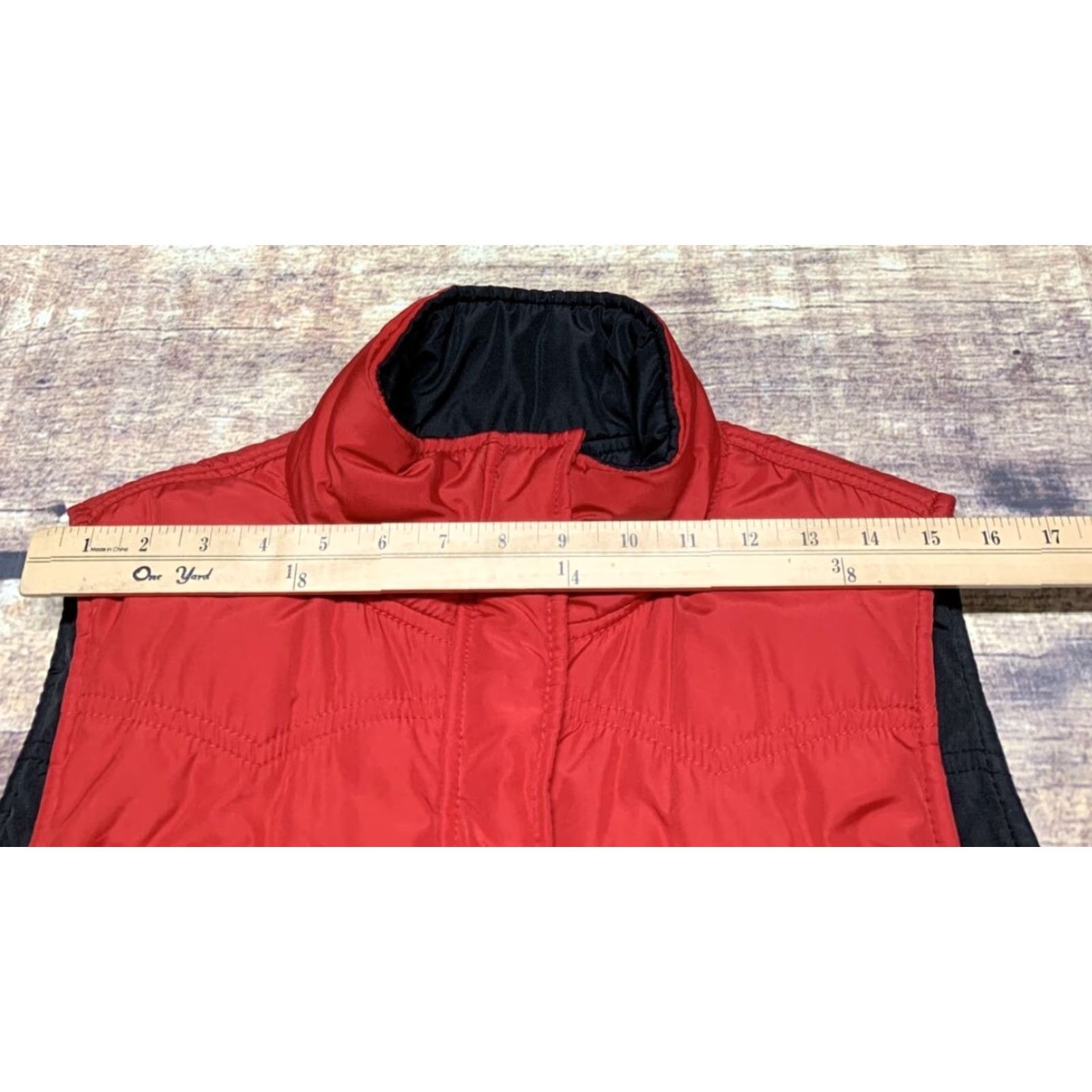 Vintage Winter Quilted Vest Mens Large Red Size Large Warm Pockets Adjustable Waist Size US L / EU 52-54 / 3 - 3 Thumbnail