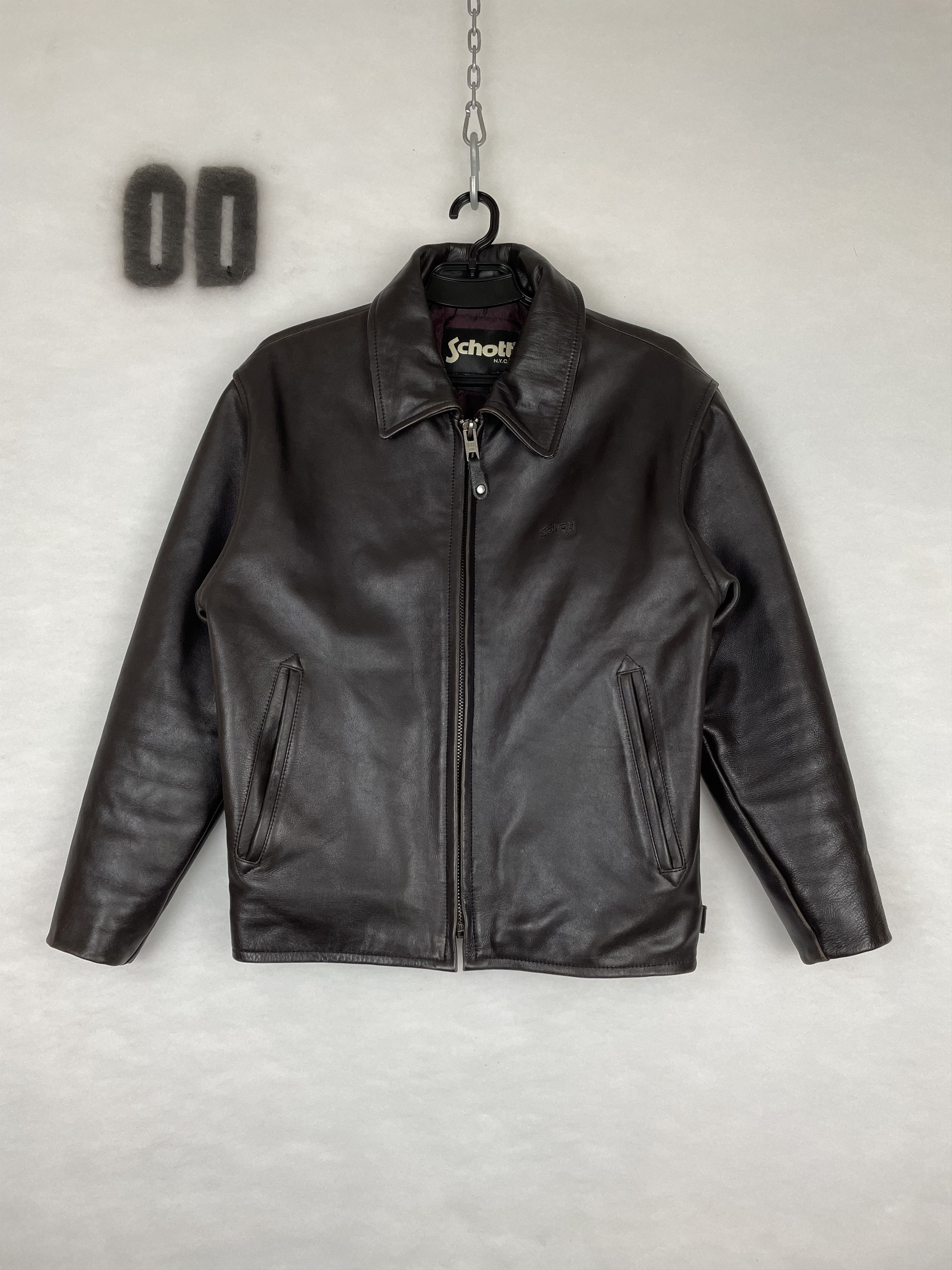Schott × Vintage Vintage 90s Schott At101 single riders leather