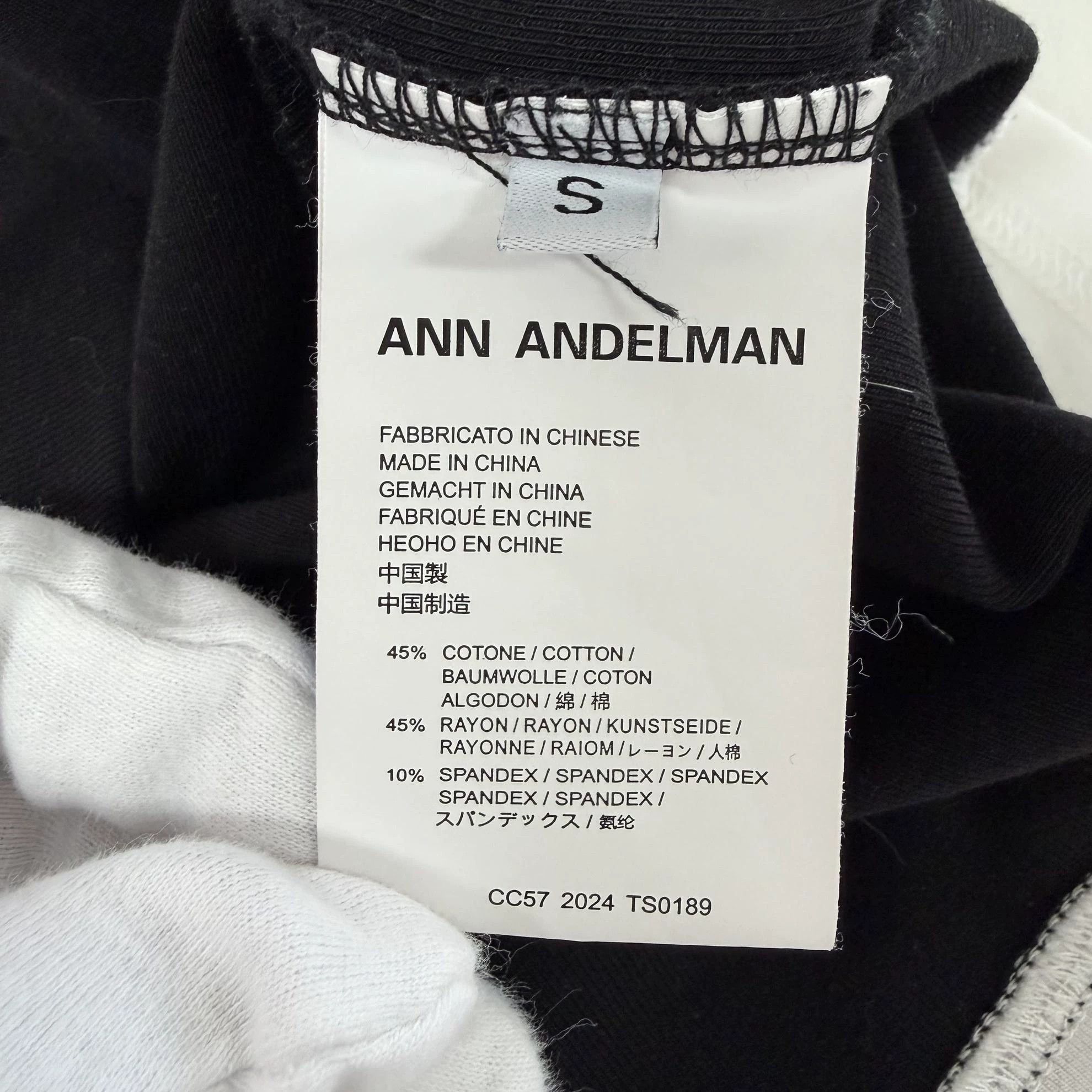 Other Ann Andelman Black Stretch Top S 9786 Size S / US 4 / IT 40 - 8 Thumbnail