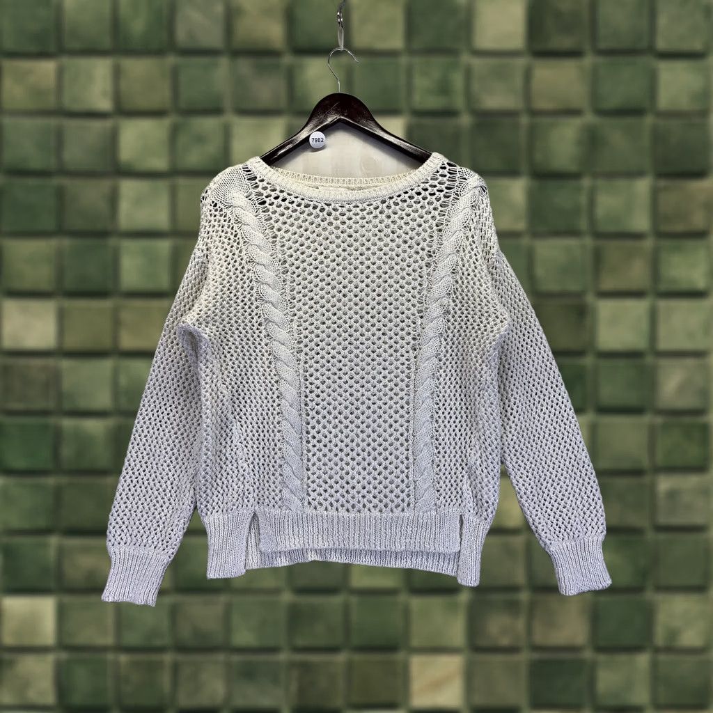 Vintage Laundry Ivory Open Knit Womens Sweater S Size S / US 4 / IT 40 - 1 Thumbnail