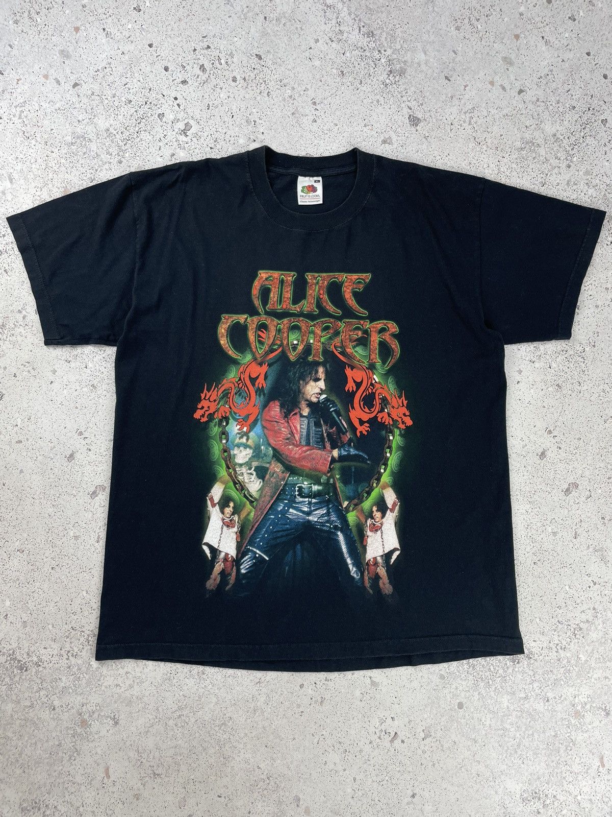 Band Tees × Vintage Vintage Alice Cooper 2000’s Tour Rock Band Tee T-Shirt Size US XL / EU 56 / 4 - 1 Thumbnail