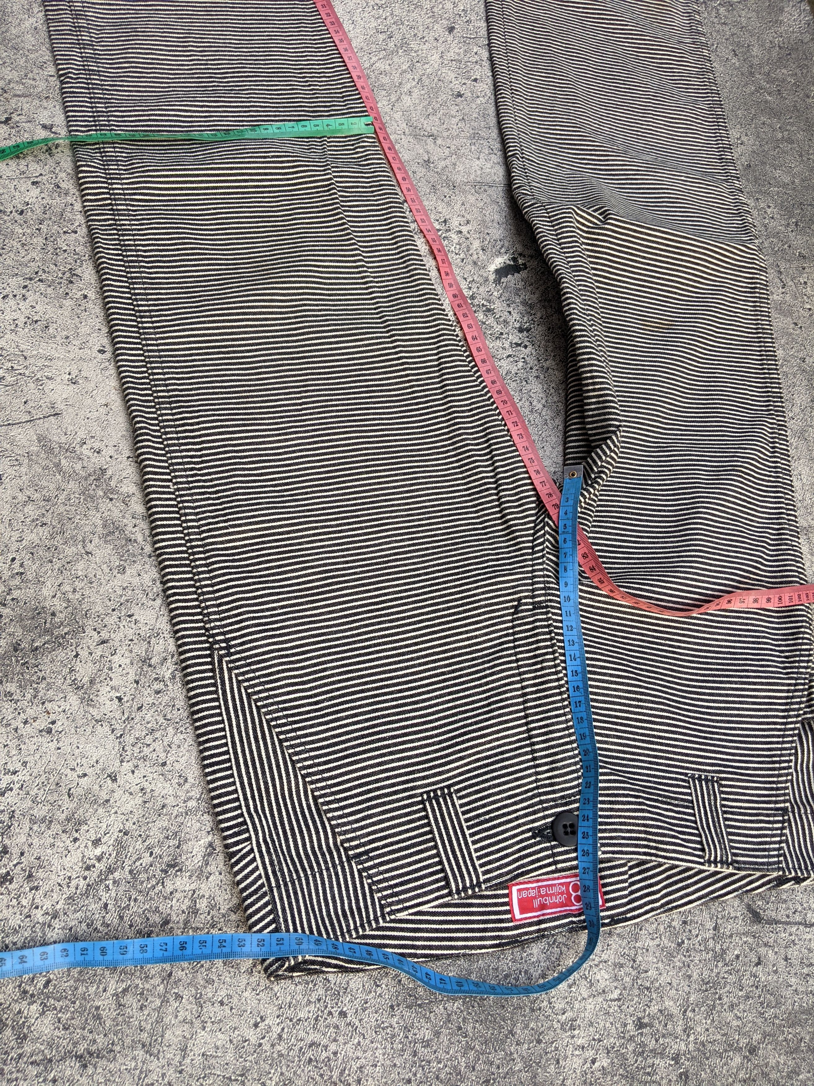 Japanese Brand × Johnbull John Bull Kojima Factory Japan Prisoner Hickory Stripe Pants Size 30" / US 8 / IT 44 - 9 Thumbnail