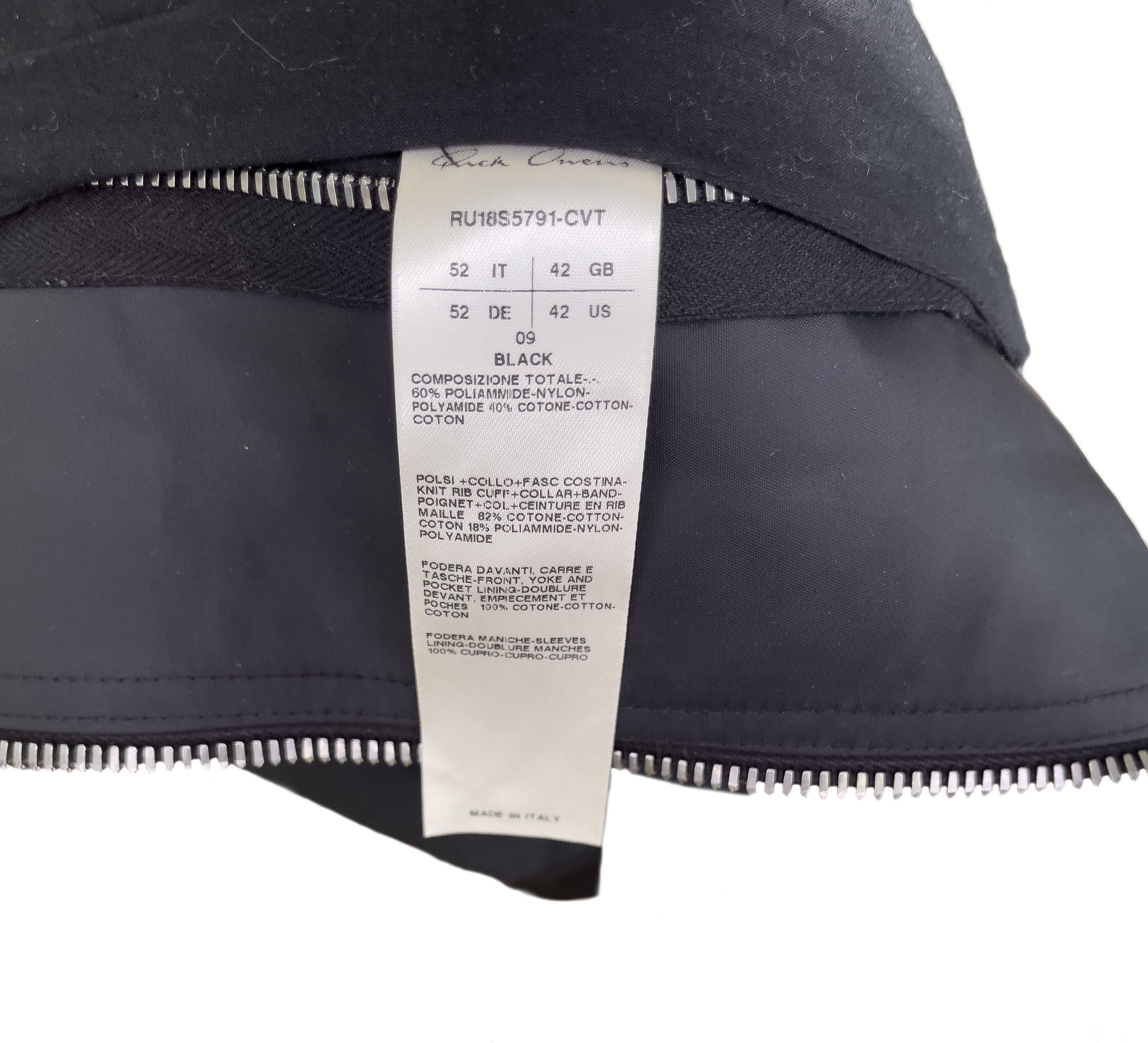 Rick Owens Rick Owens Flight Bomber Jacket Size US L / EU 52-54 / 3 - 3 Thumbnail