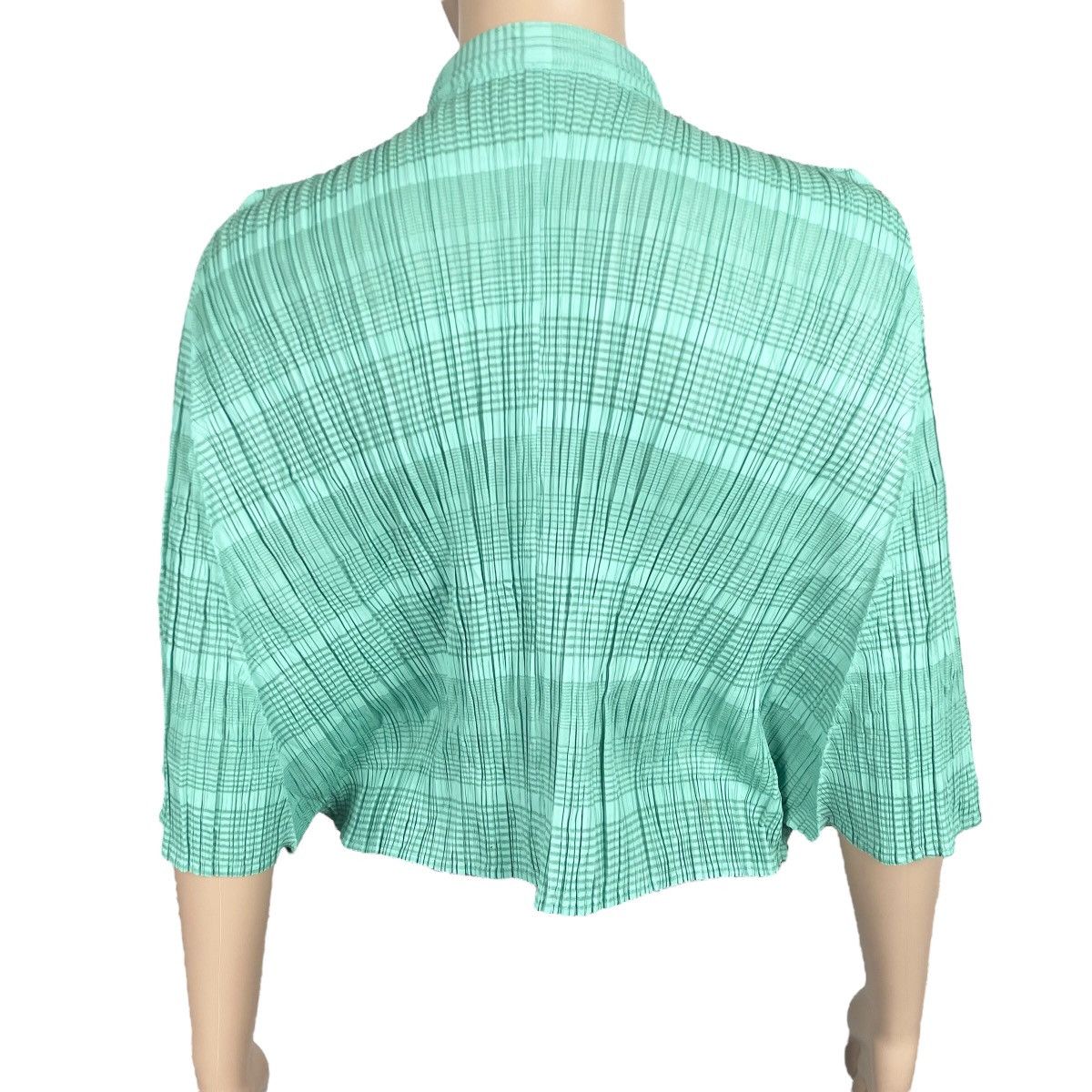 Pleats Please Issey Miyake Pleats Please Issey Miyake Button Up Crop Top Poncho Shirt Size S / US 4 / IT 40 - 15 Thumbnail