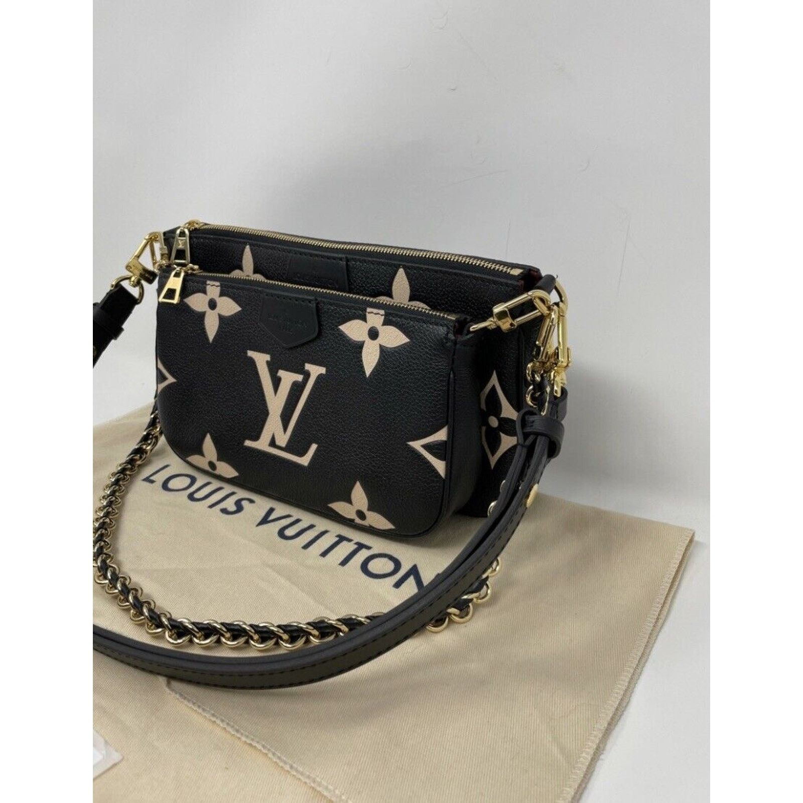 Louis Vuitton Louis Vuitton M45777 Black/Beige MULTI POCHETTE ACCESSOIRES Size ONE SIZE - 5 Thumbnail