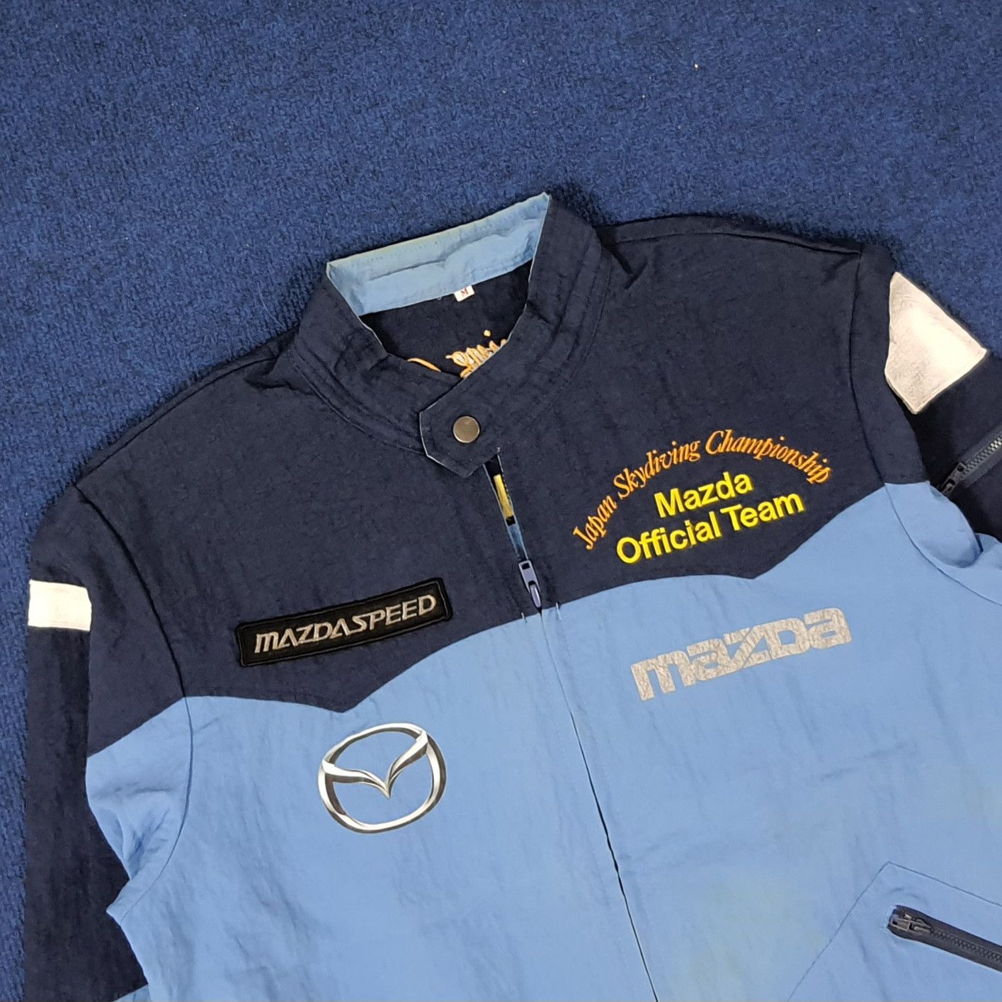 Japanese Brand × Vintage Vintage MAZDA Official Technical Staff Motorsports Jacket Size US M / EU 48-50 / 2 - 4 Thumbnail
