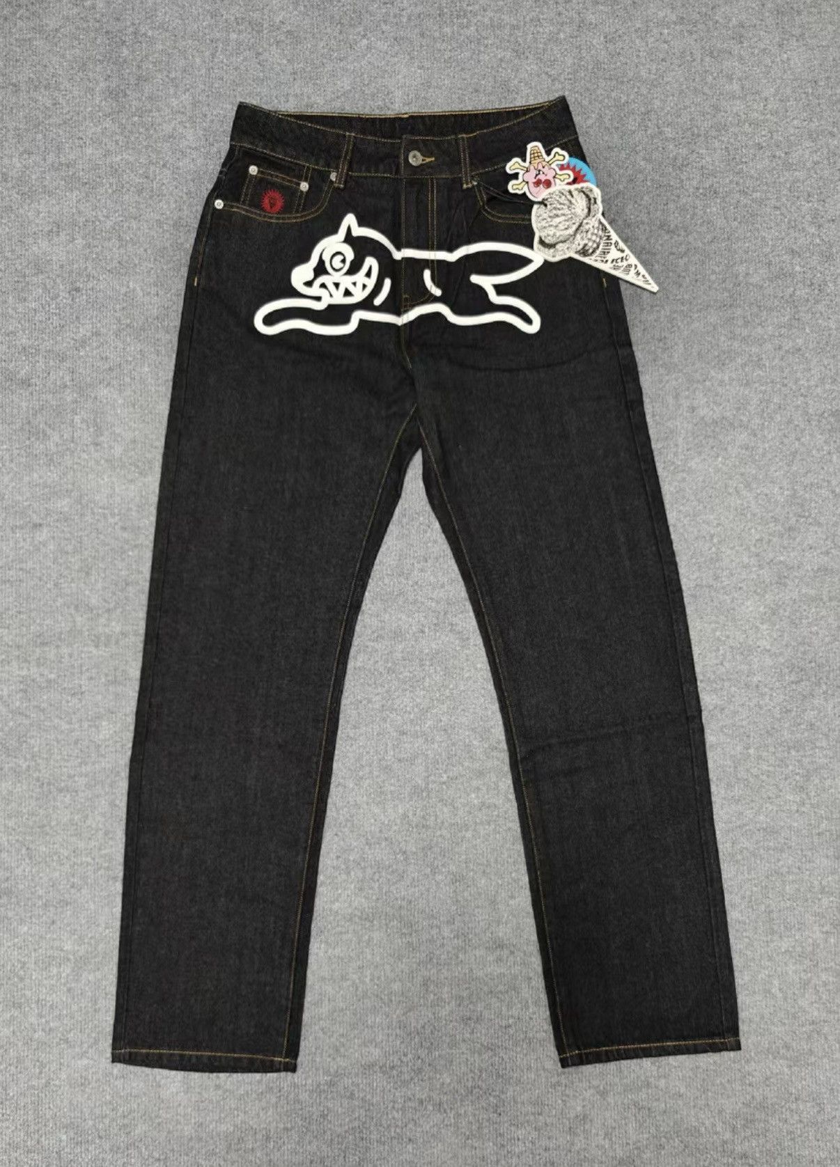 Black Flying Dog Jeans Billionaire Boys Club