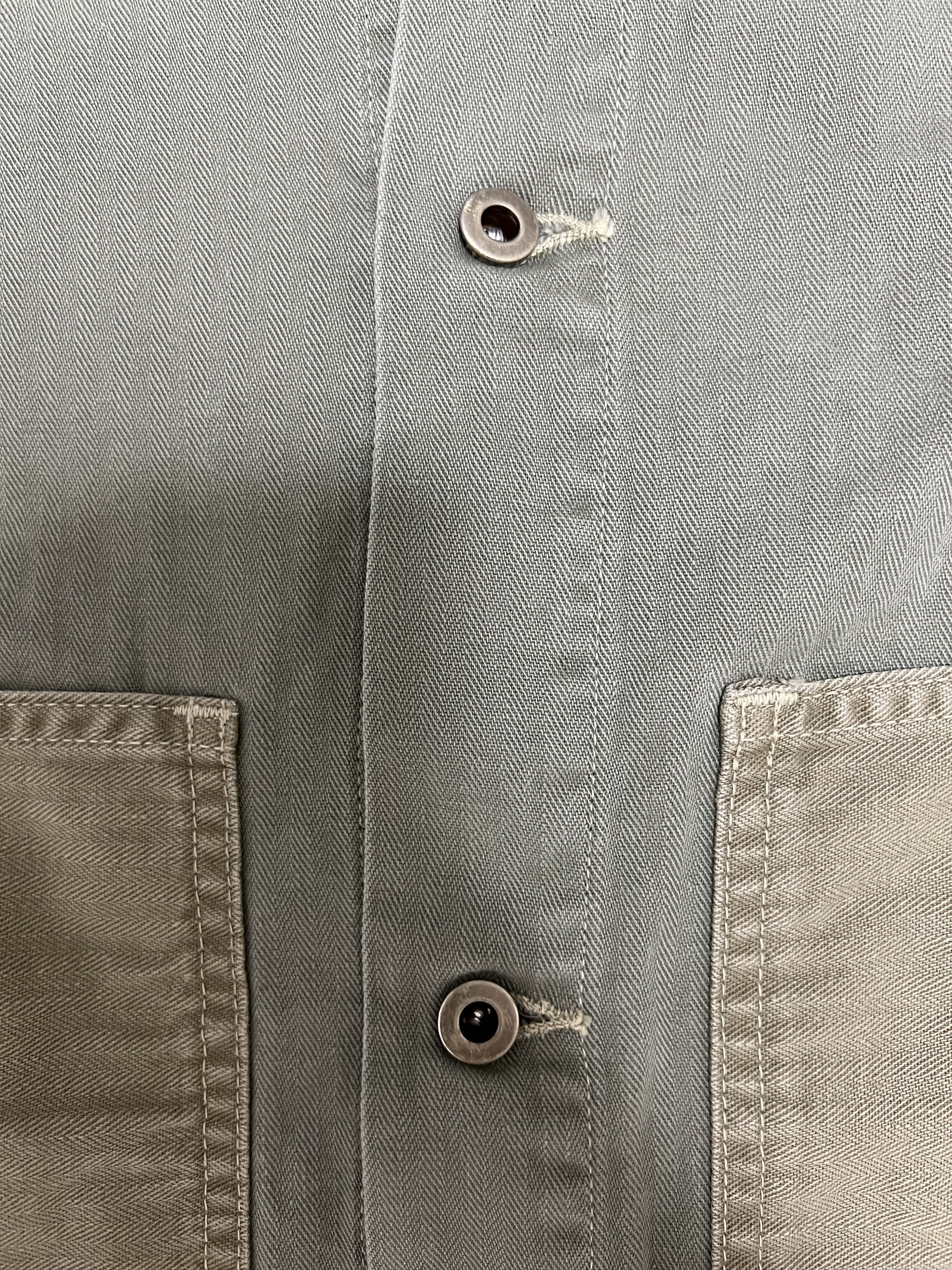 Orslow 💚 Orslow Herringbone Utility Coverall Jacket Green NEW Size US L / EU 52-54 / 3 - 11 Thumbnail