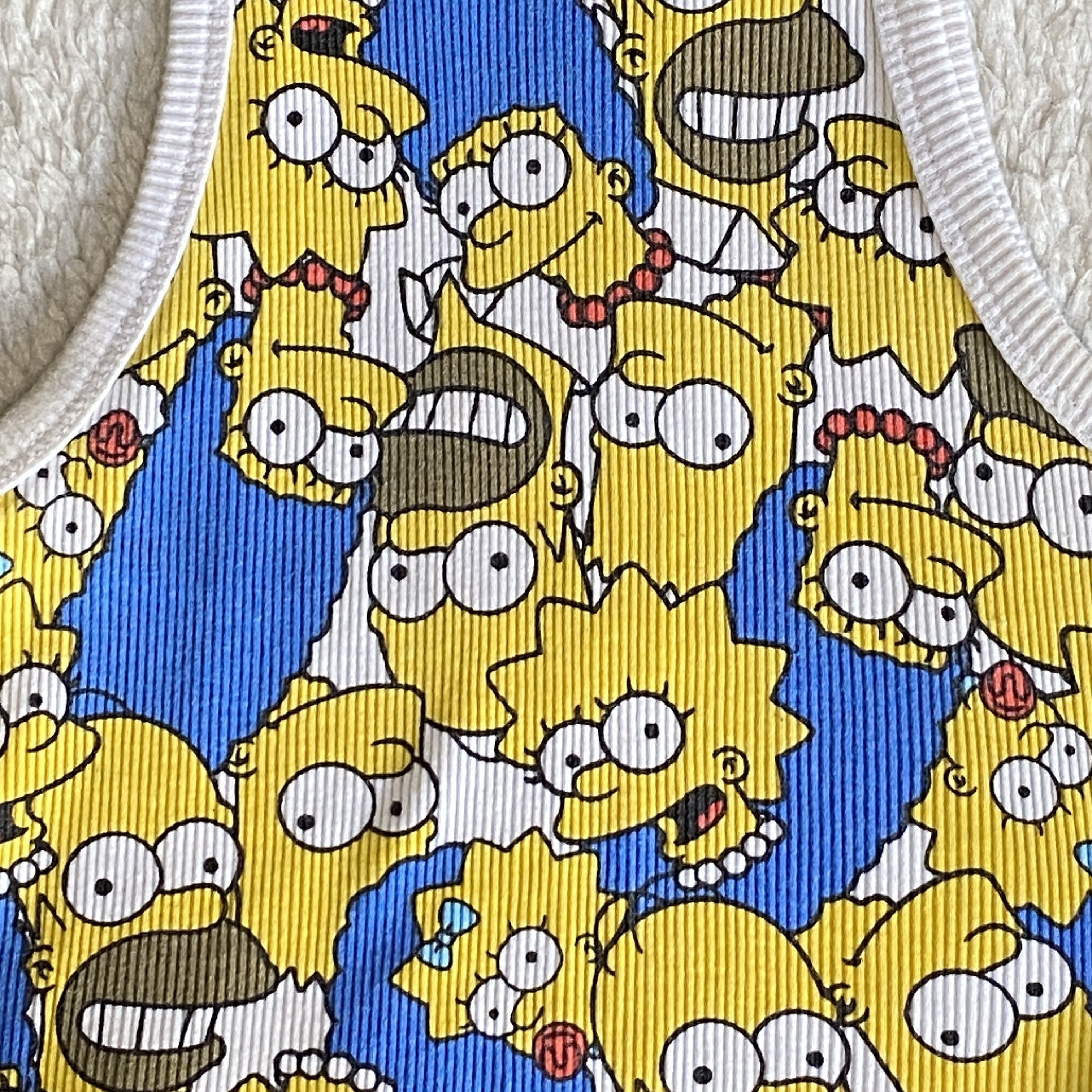 Forever 21 Forever 21 The Simpsons Ribbed Cropped Tank Top Small Size S / US 4 / IT 40 - 2 Thumbnail
