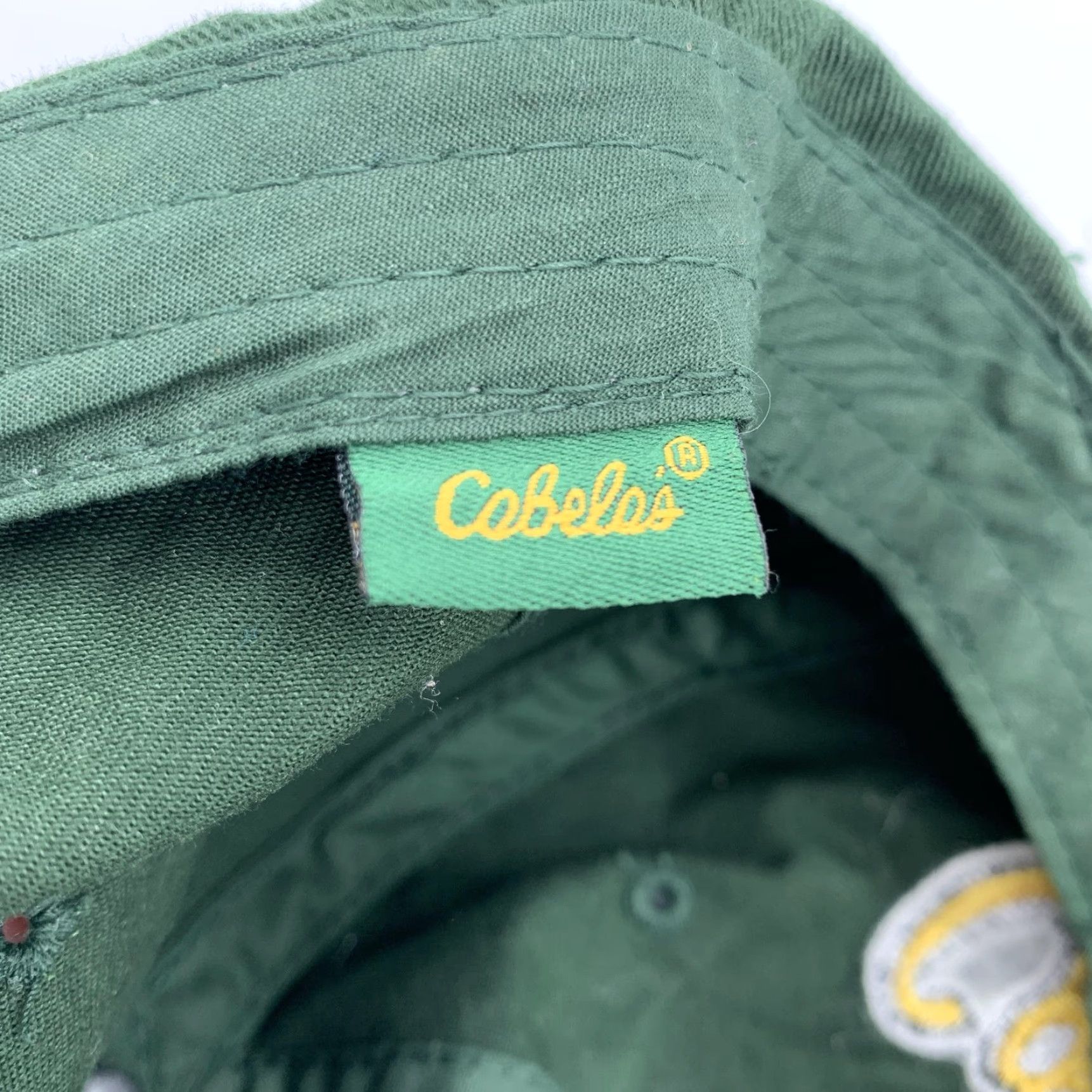 Vintage Cabela's Hat Cap Adjustable Strap Back Mens Green Twill One Size Outdoor Hunting Baseball Cap Mens Outdoors Hat Size ONE SIZE - 6 Thumbnail