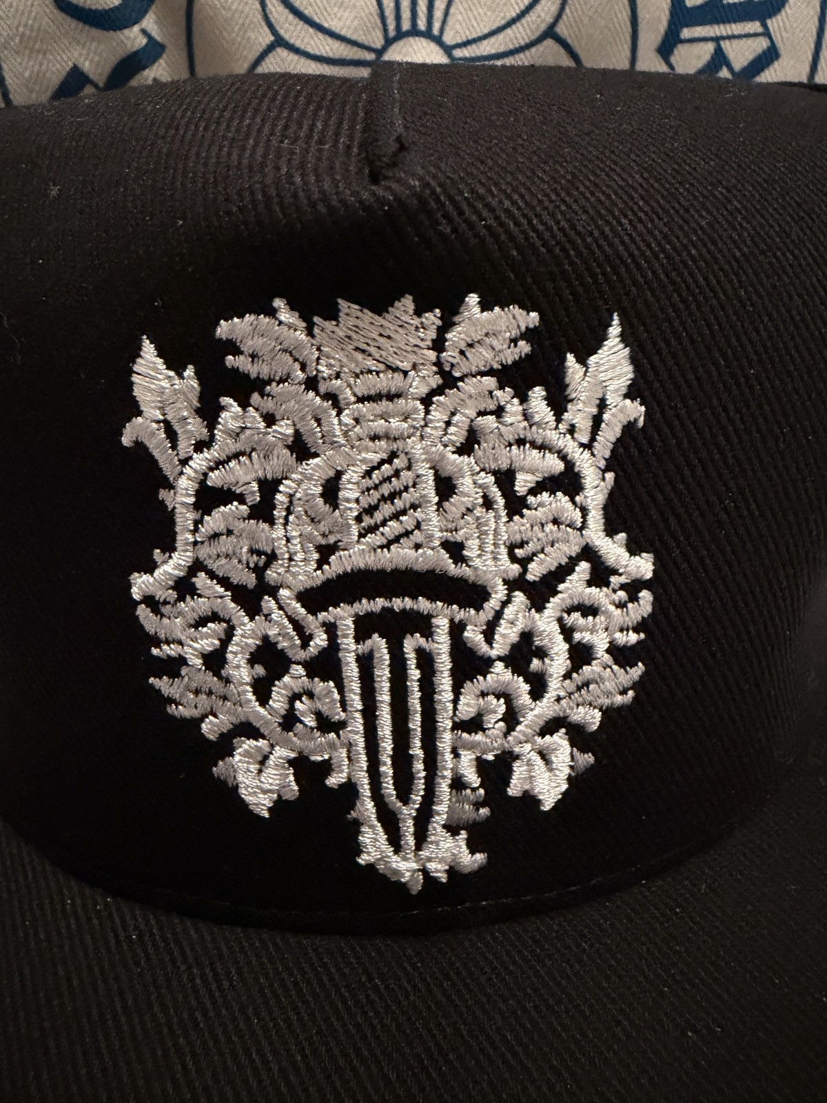 Chrome Hearts Chrome Hearts Dagger Denim Baseball Hat Size ONE SIZE - 3 Thumbnail