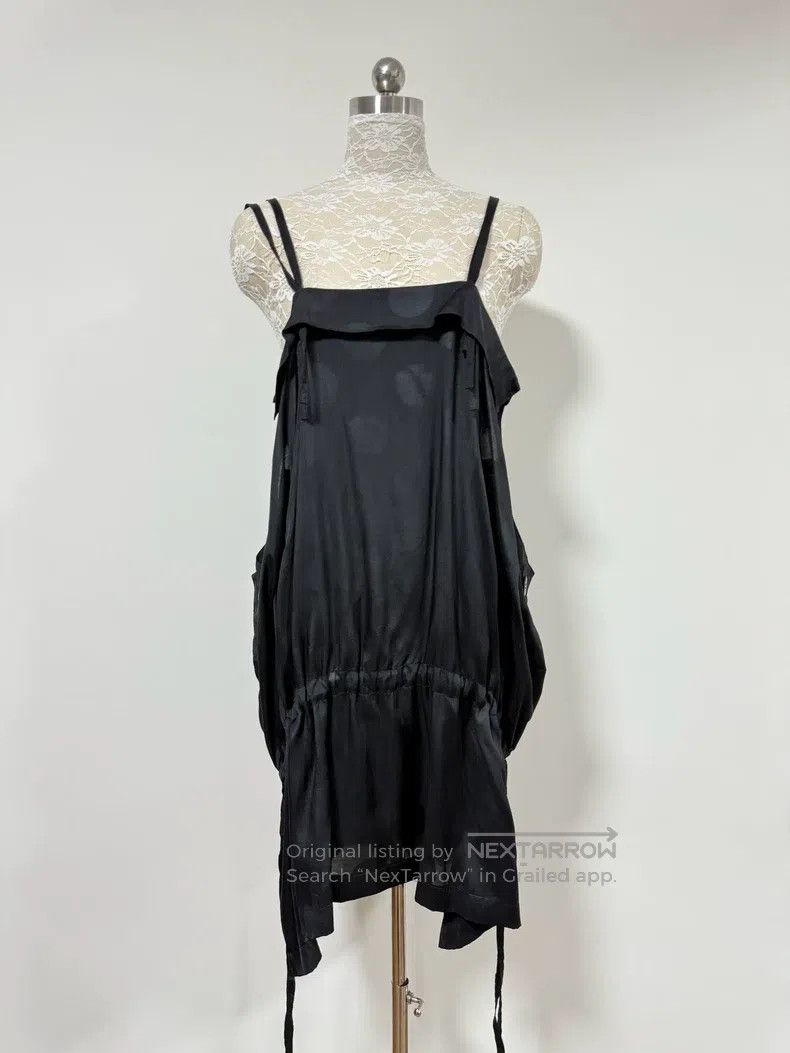 Yohji Yamamoto Yohji Yamamoto Anamorphic dark stripe polka-dot slip dress Size ONE SIZE - 7 Thumbnail