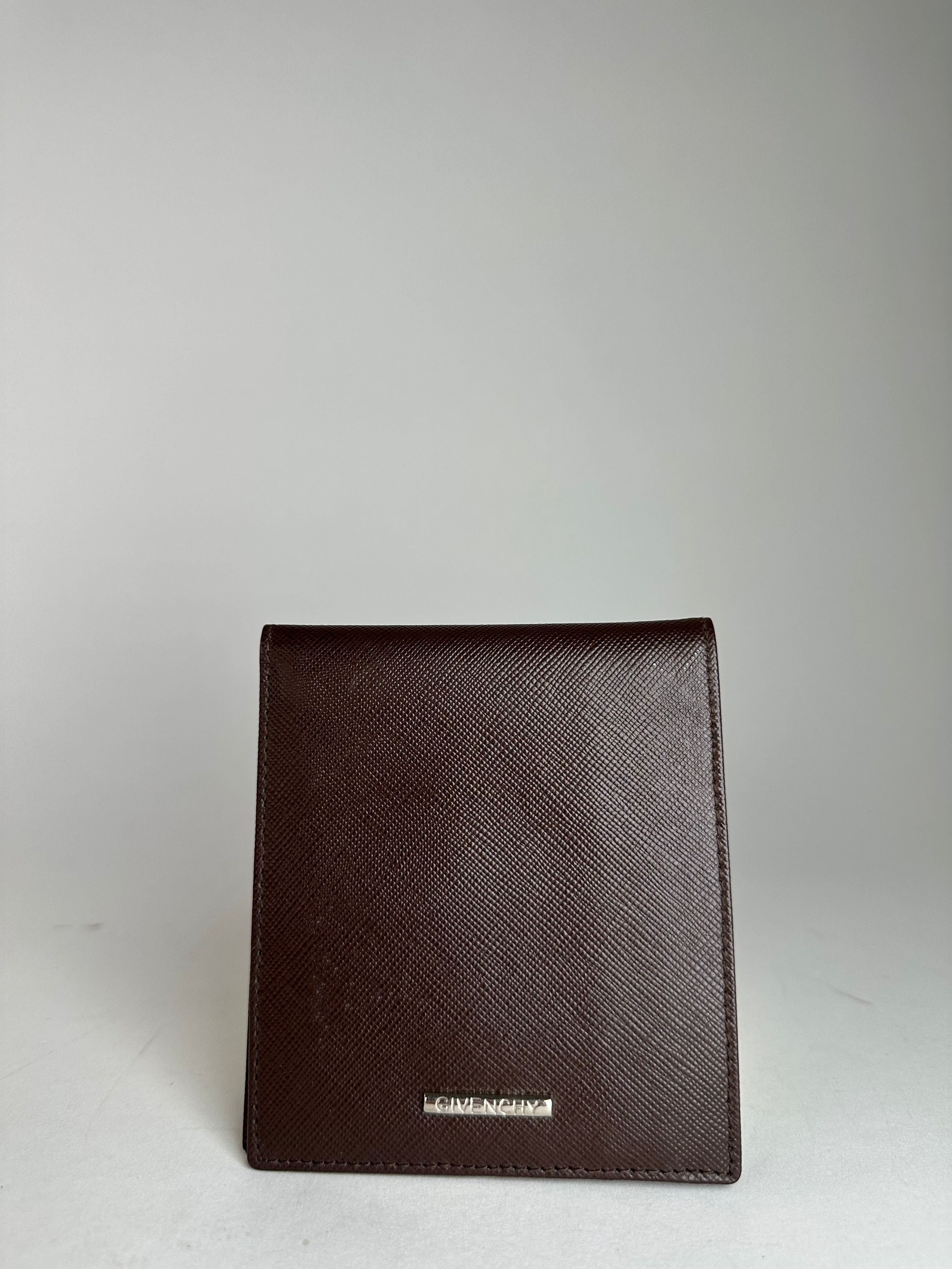 Givenchy Vintage Leather Card Holder Brown Size ONE SIZE - 1 Thumbnail