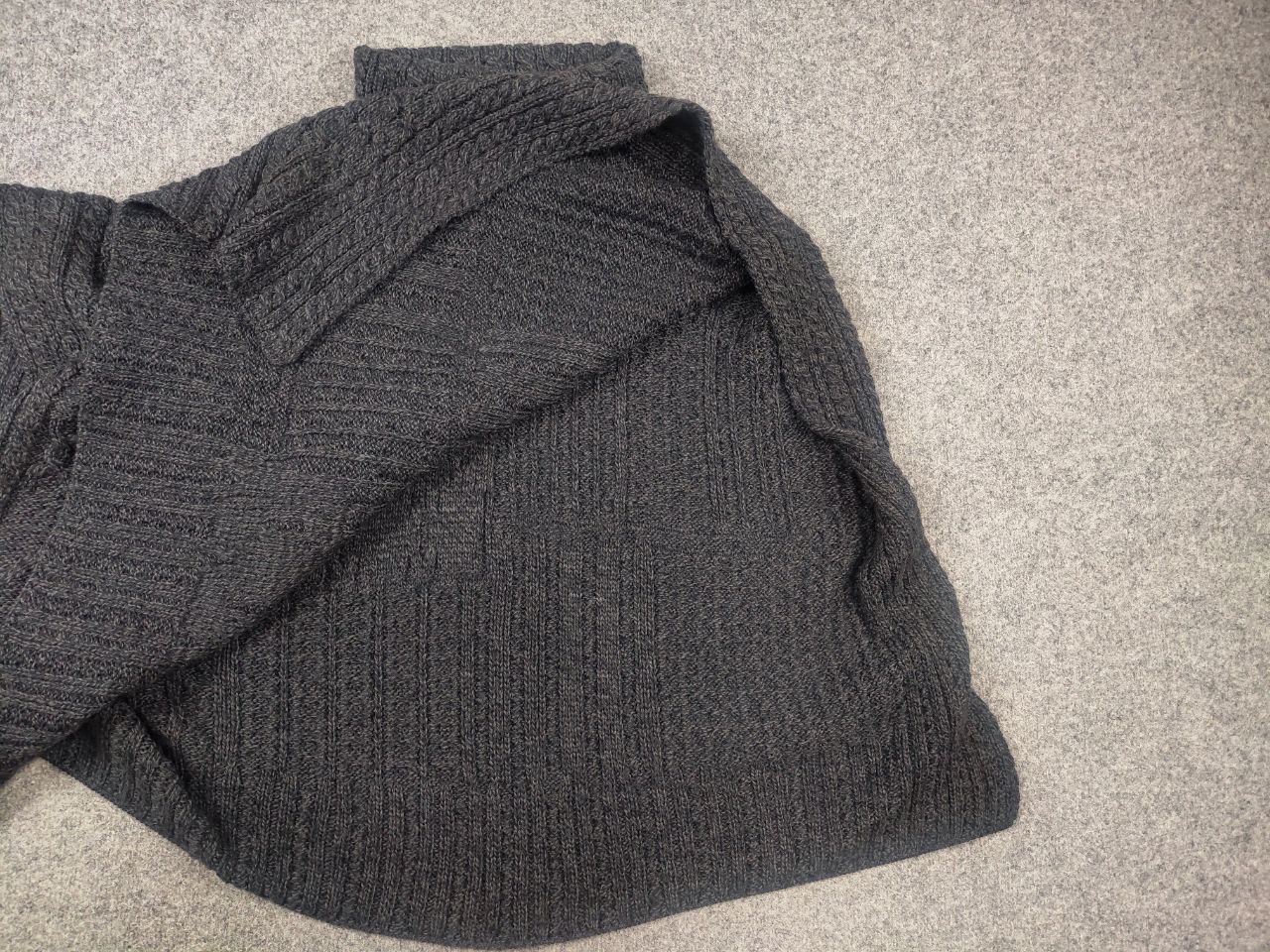 Carraig Donn Carraig Donn Ireland Merino Wool Knit turtleneck poncho Size ONE SIZE - 10 Thumbnail