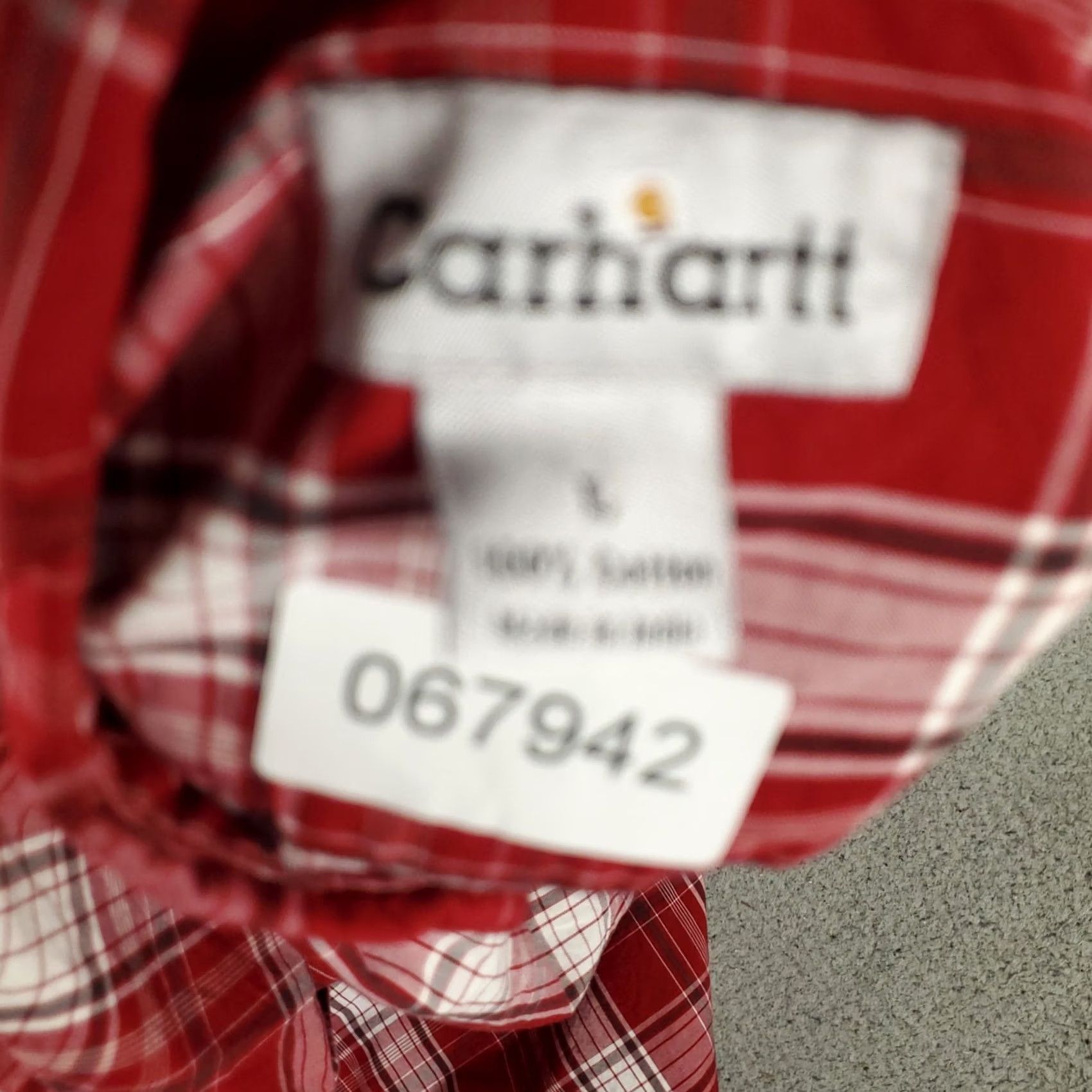 Carhartt Carhartt Shirt Mens Size Large Red Plaid Short Sleeve Button-Up Casual Jacket? Size US L / EU 52-54 / 3 - 6 Thumbnail
