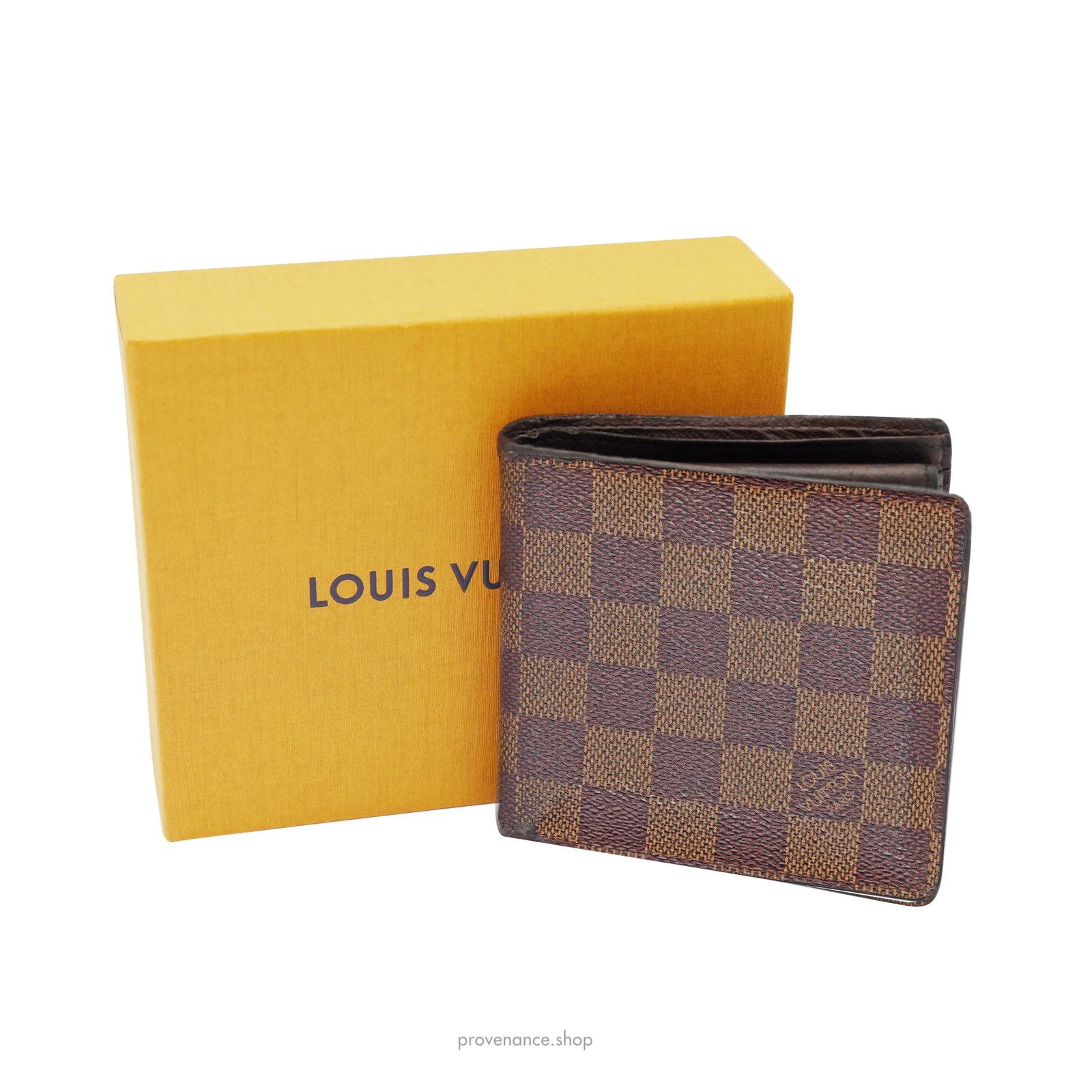 🔴 LouisVuitton Centenaire Edition Marco Wallet-Damier Ebene