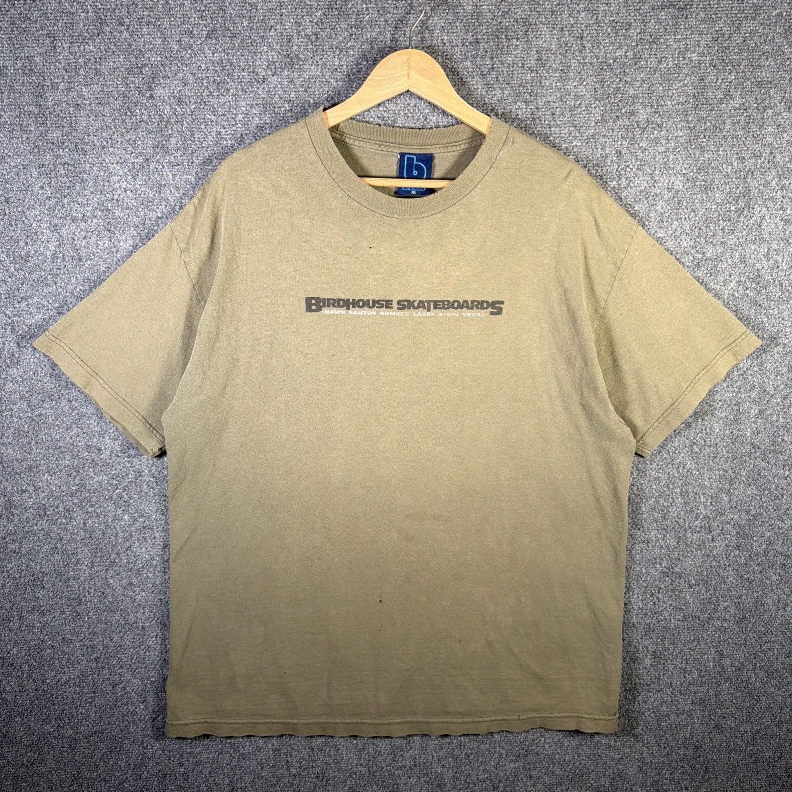 Blind Skateboards Vintage Birdhouse Shirt Mens XL Green 90s Tony Hawk Skate Size US XL / EU 56 / 4 - 2 Thumbnail