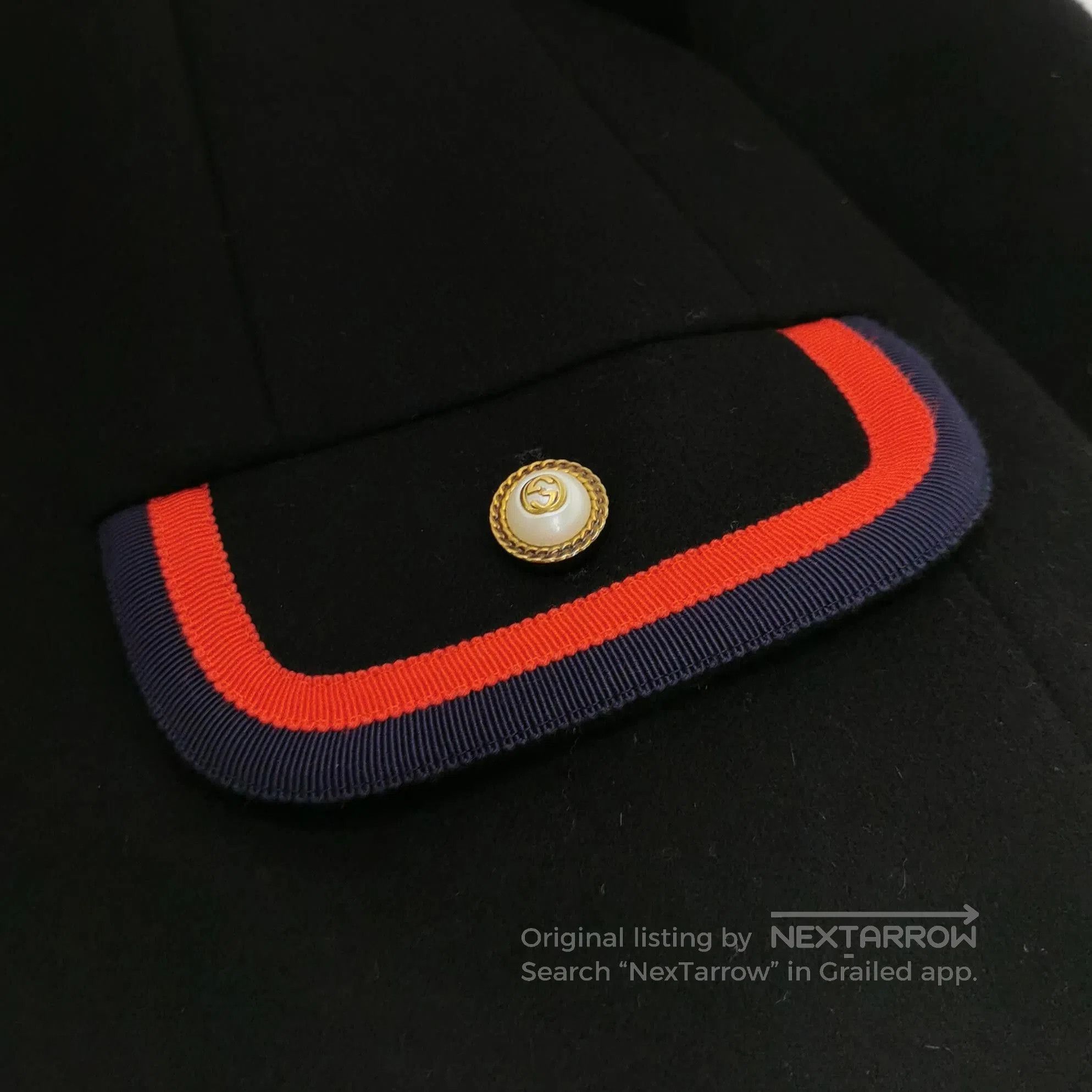 Gucci Gucci Wool Colorblock Round Neck Coat S. Size M / US 6-8 / IT 42-44 - 3 Thumbnail