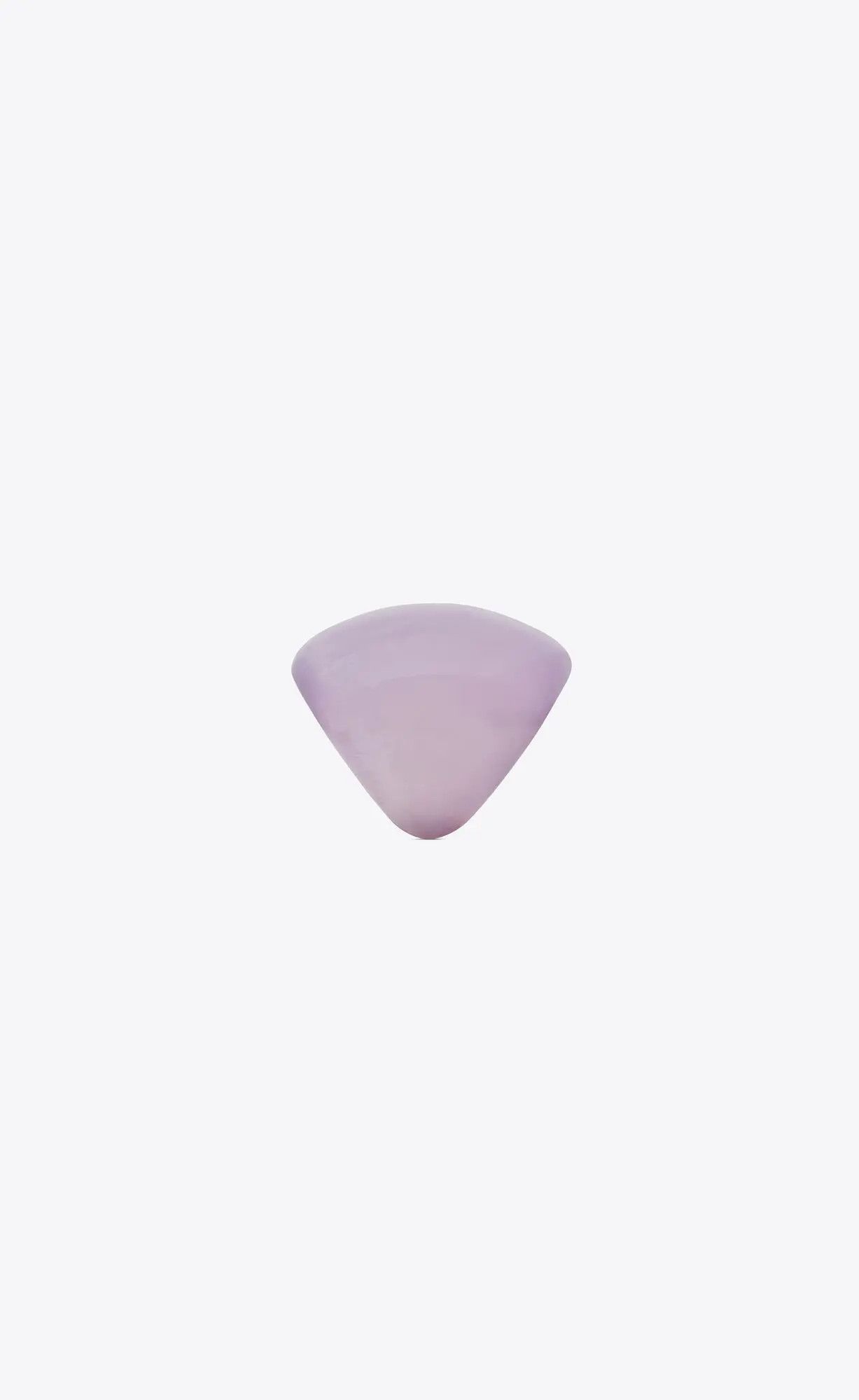 Saint Laurent Paris o1s1wg110325 Size: 05 / 731952 Egg Ring In Resin Milky Lilac Size ONE SIZE - 2 Thumbnail