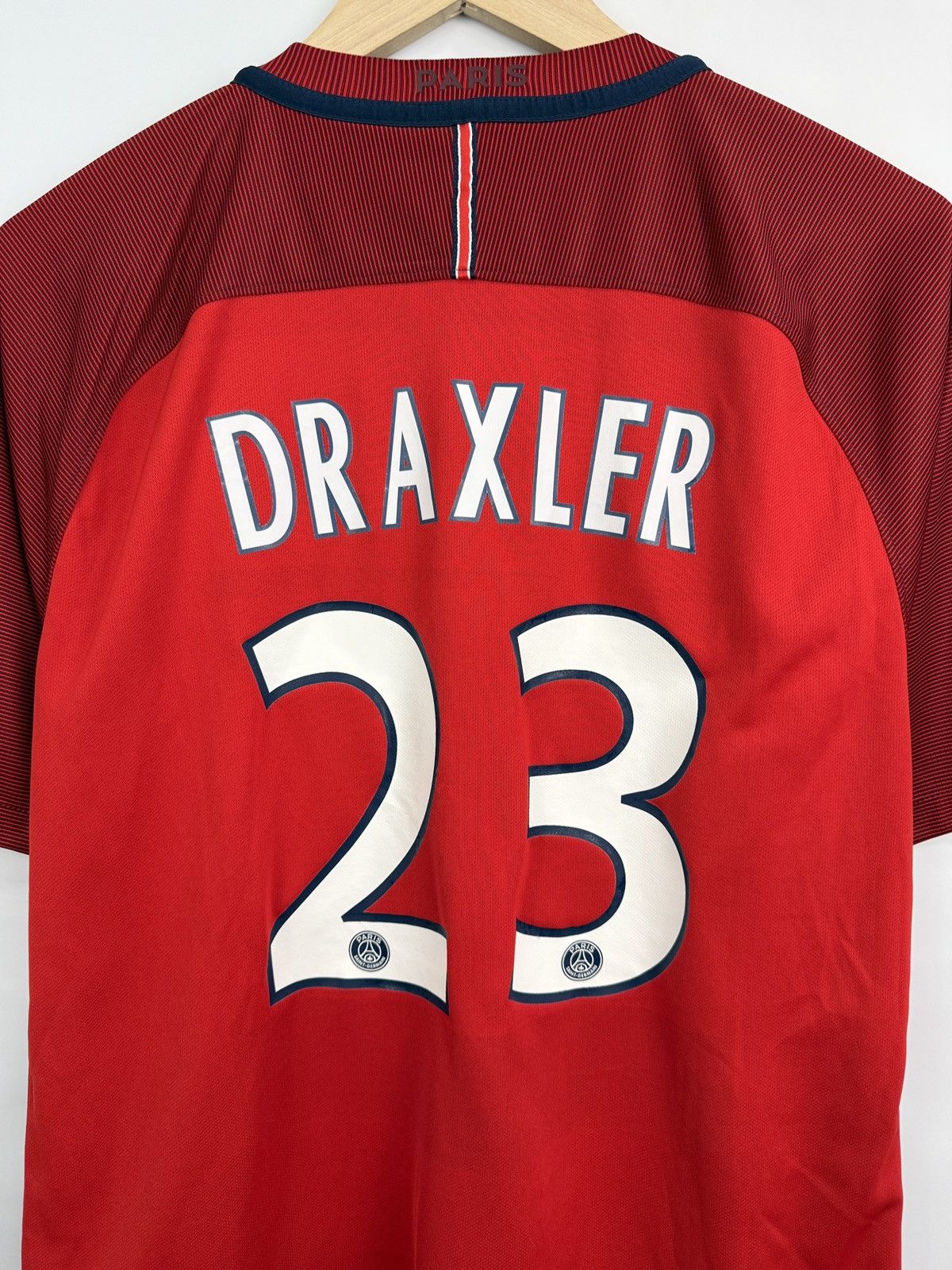Nike 🇫🇷 Nike Draxler PSG Paris Saint Germain 2016 Soccer Jerseys Size US L / EU 52-54 / 3 - 11 Thumbnail