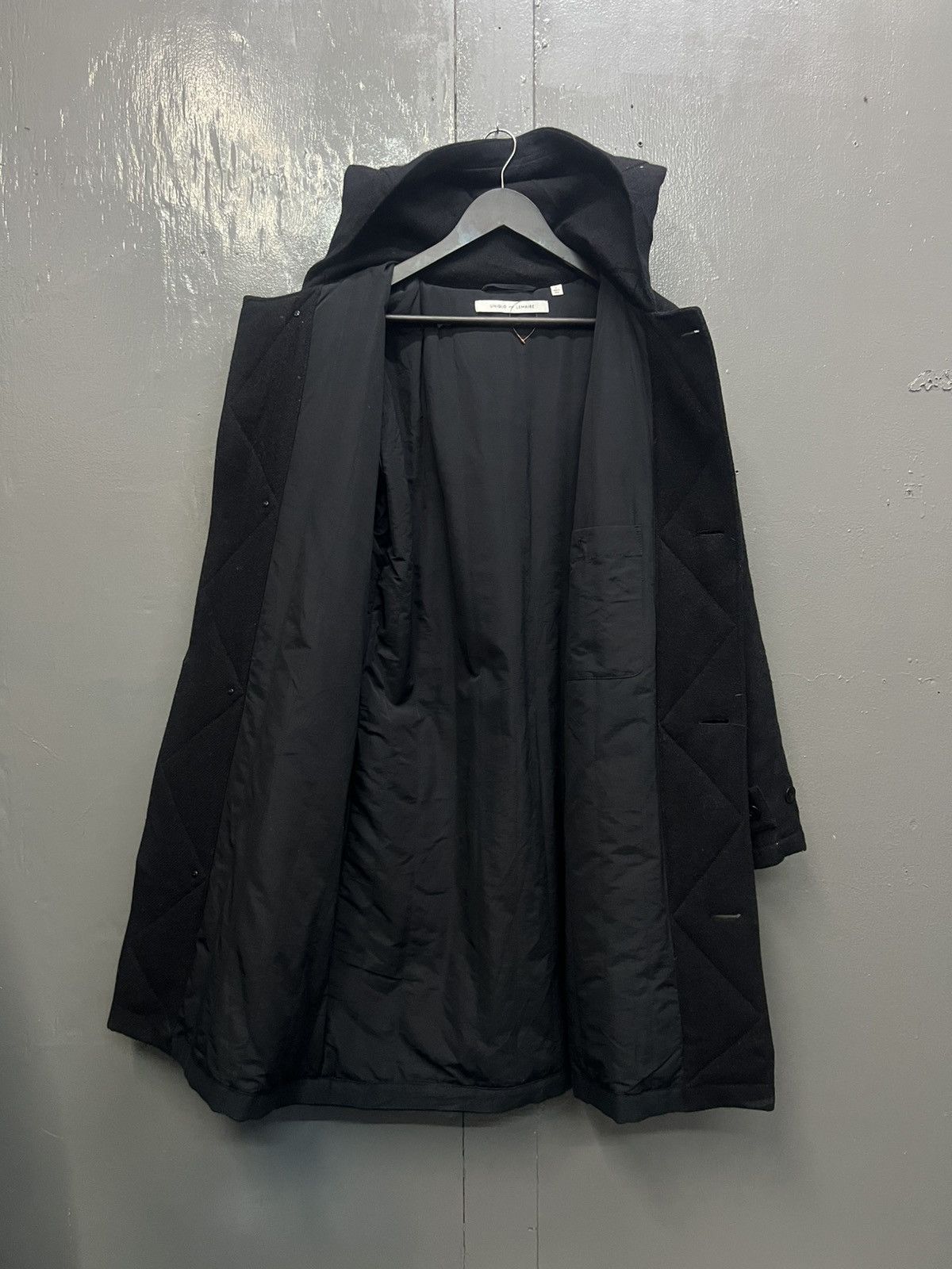 Lemaire × Uniqlo Uniqlo and Lemaire Wool Long Coat With Hoodie Size US L / EU 52-54 / 3 - 7 Thumbnail