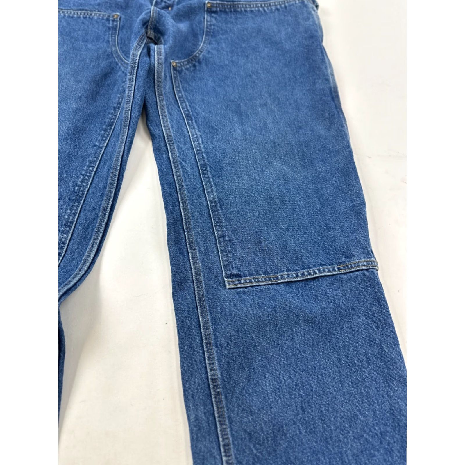 Carhartt VINTAGE: No? (Wait) Carhartt Jeans Mens 42x32 Blue Denim Cotton Workwear Dungaree Fit Straight Leg Size US 42 / EU 58 - 3 Thumbnail
