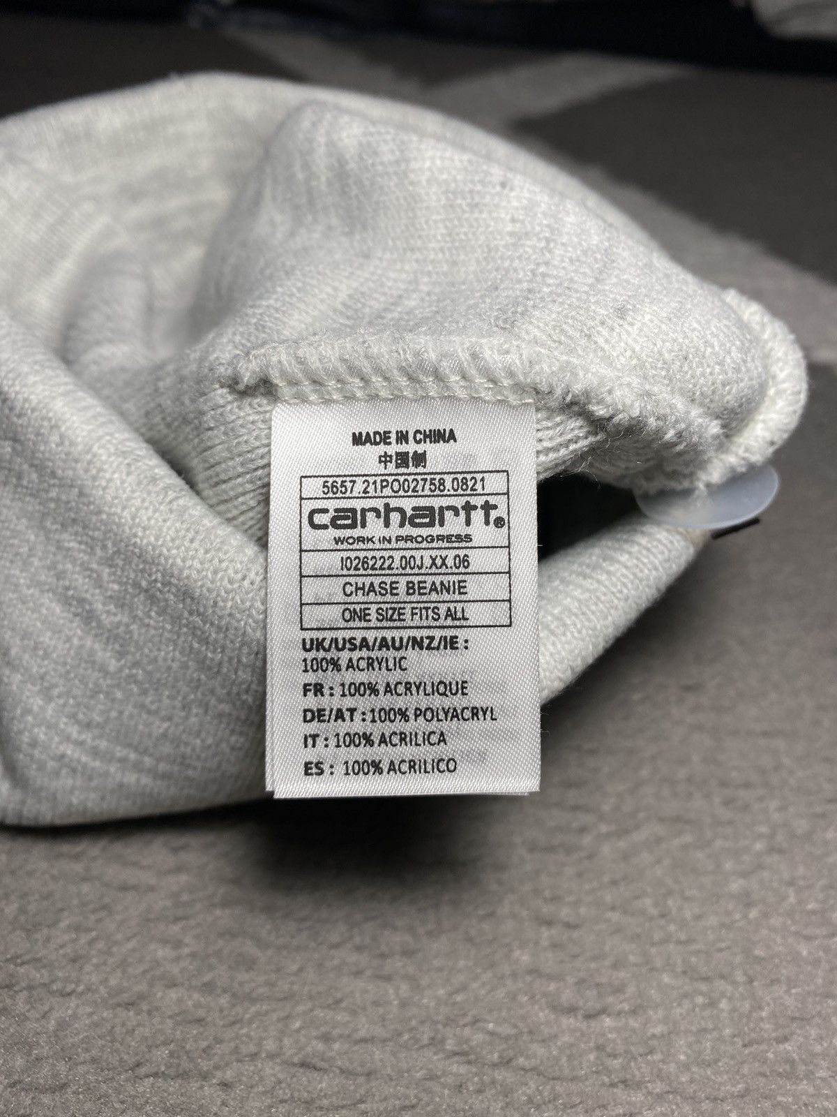 Carhartt × Carhartt Wip × Vintage Carhartt WIP Chase Beanie One Size Unisex hat BNWT Size ONE SIZE - 6 Thumbnail