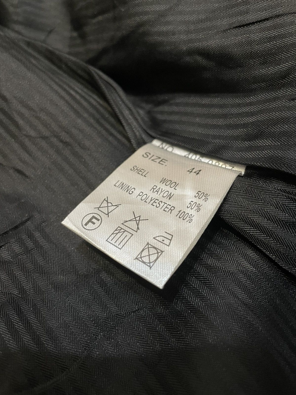 291295=Homme 201295 LABO Black Wool Multi Pocket Field Jacket Size 44 Size US S / EU 44-46 / 1 - 7 Thumbnail