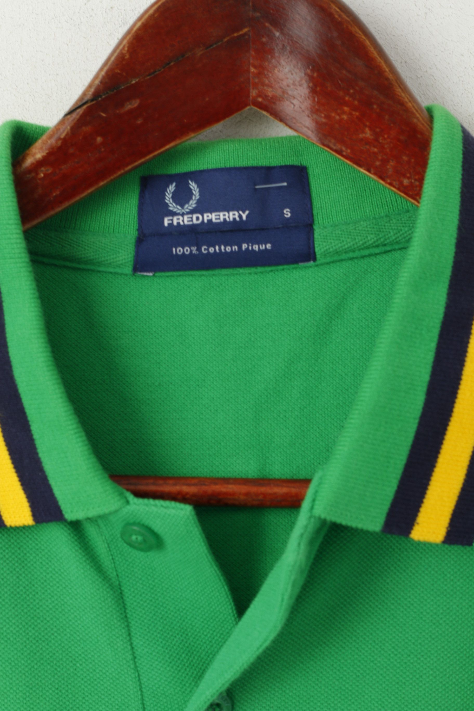 Fred Perry Fred Perry Men S Polo Shirt Green 8119 Size US S / EU 44-46 / 1 - 3 Thumbnail